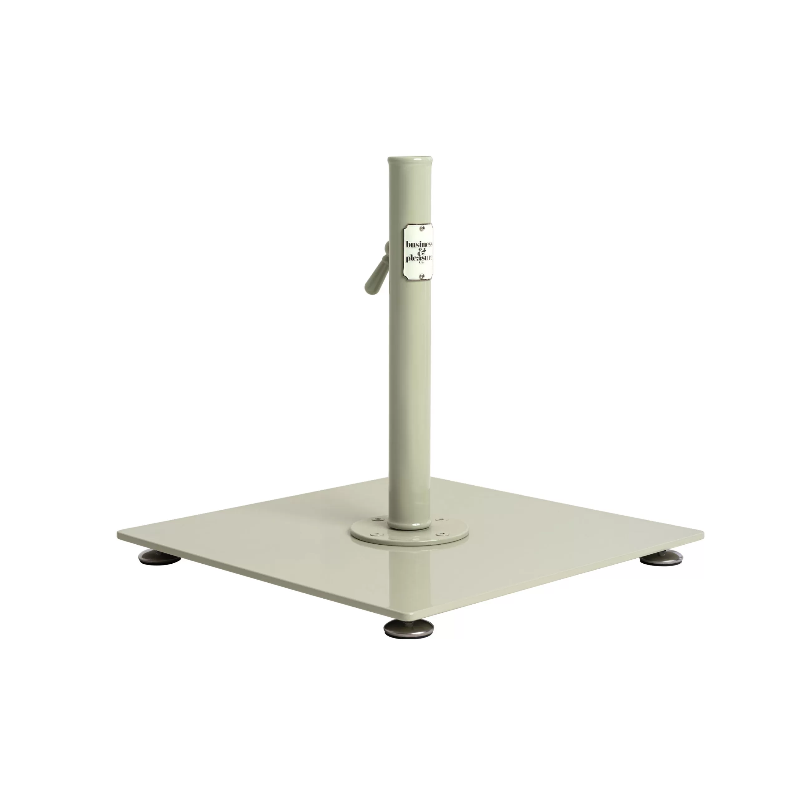 Parasols>BUSINESS & PLEASURE Pied De Parasol The Classic Metal Vert / 16 Kg - Pour Mat De 2,5 A 3,8 Cm - Vert Sauge