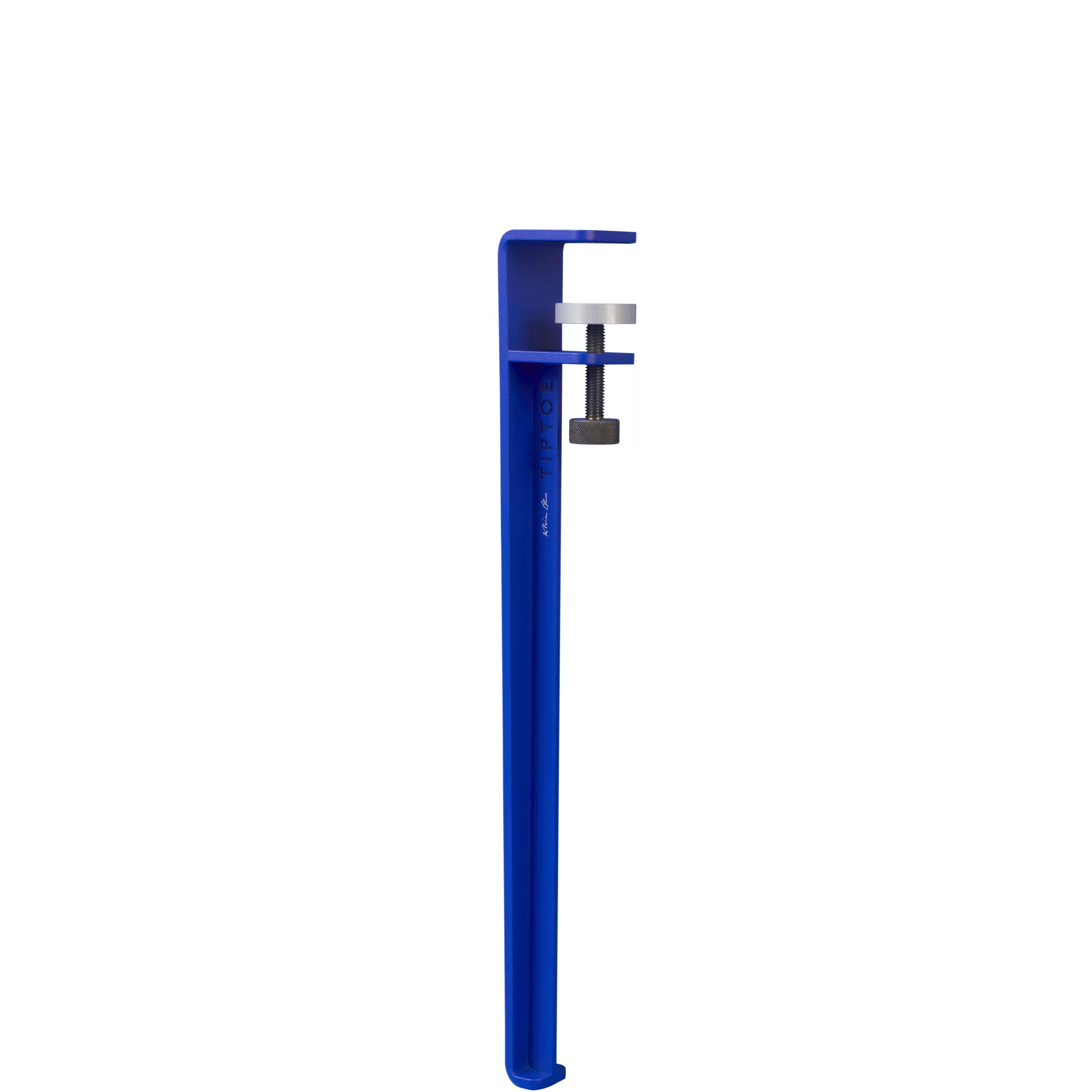 Bancs>TIPTOE Pied X Klein Blue® Edition Limitee Metal Bleu H 43 Cm / Fixation Etau - Pour Creer Tables Basse & Banc - Bleu Klein