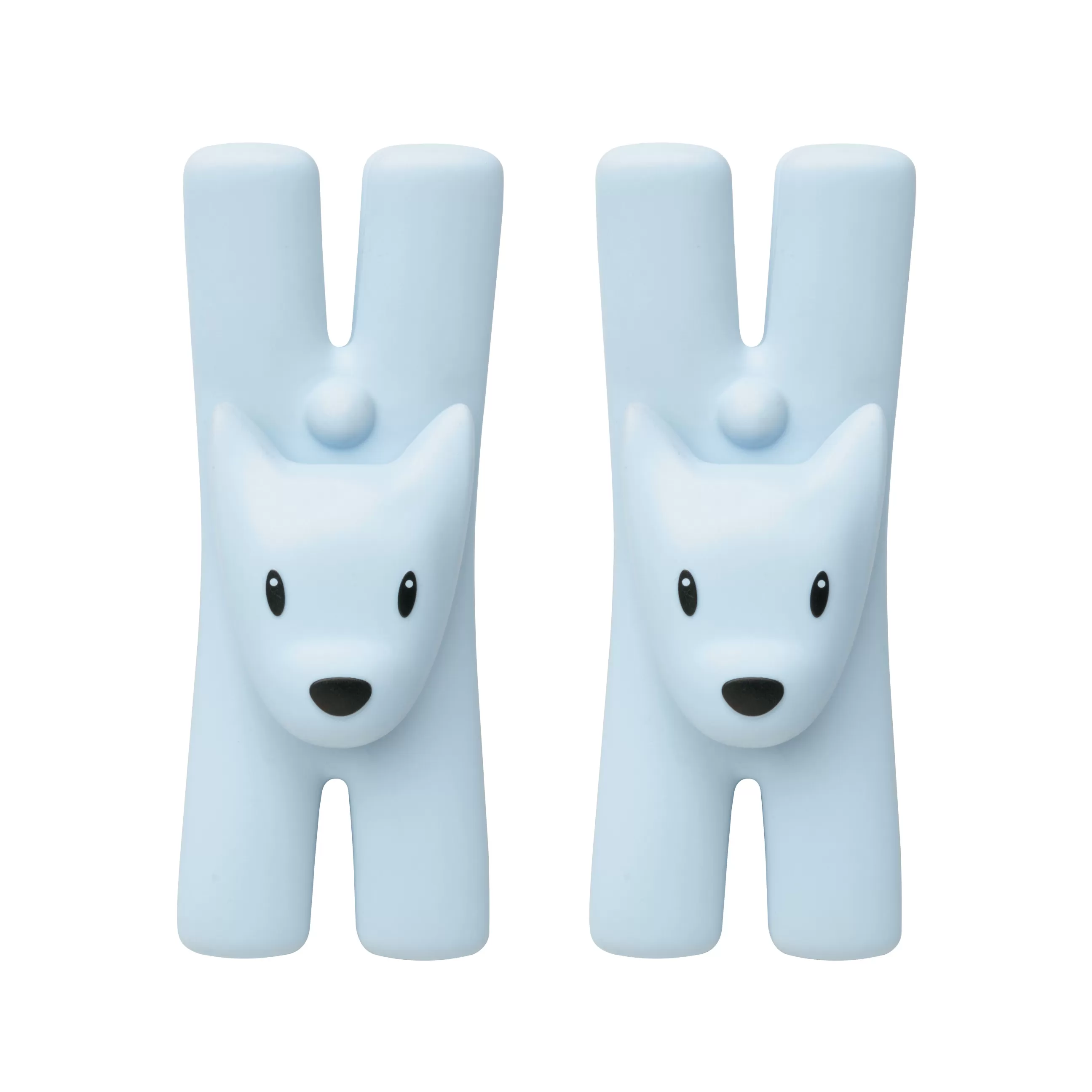 Nettoyage Et Rangement>Alessi Pince Giampo Chien Plastique Orange / Aimantee - Set De 2 - Rouge-Orange