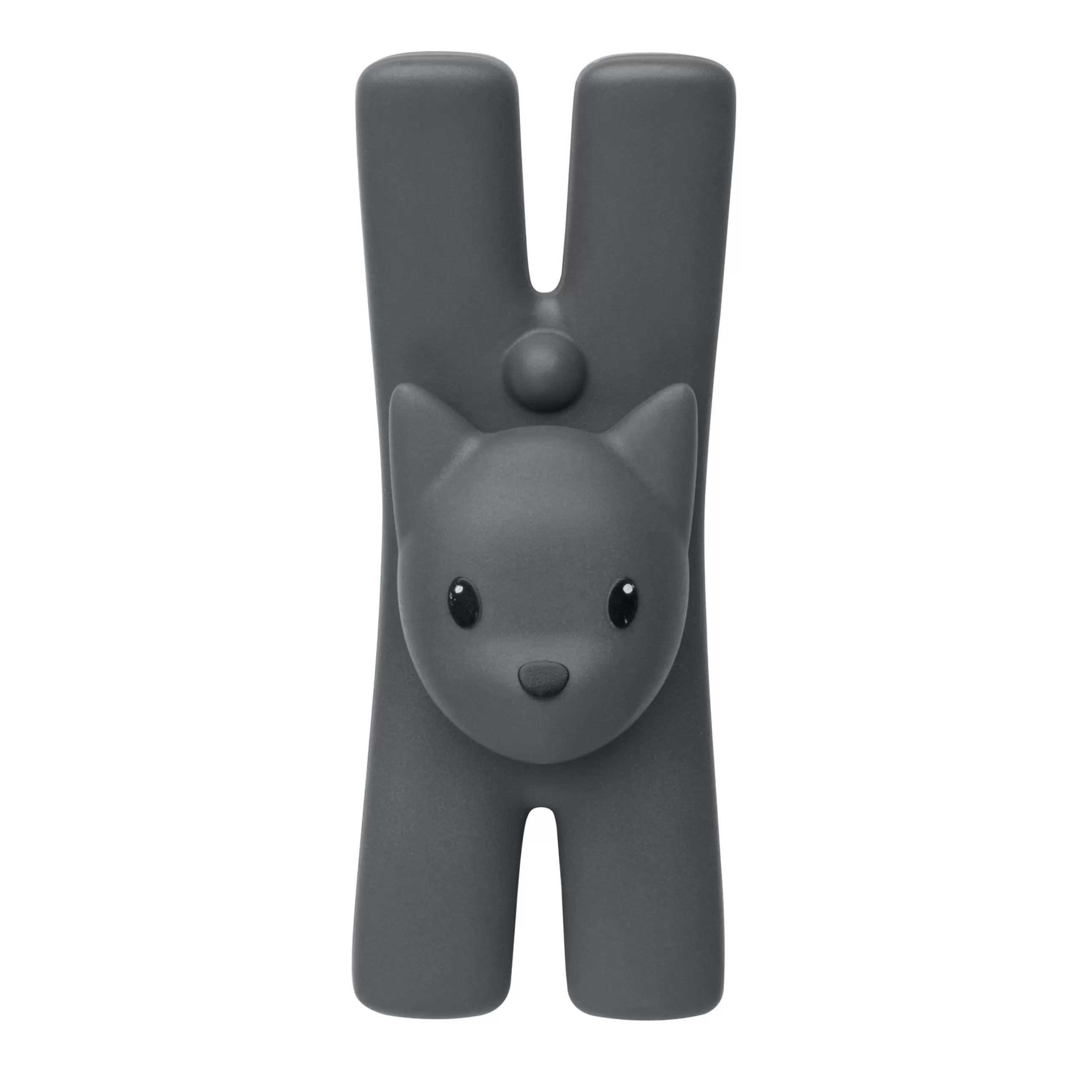 Nettoyage Et Rangement>Alessi Pince Lampo Chat Plastique/ Aimantee - Set De 2 - Noir