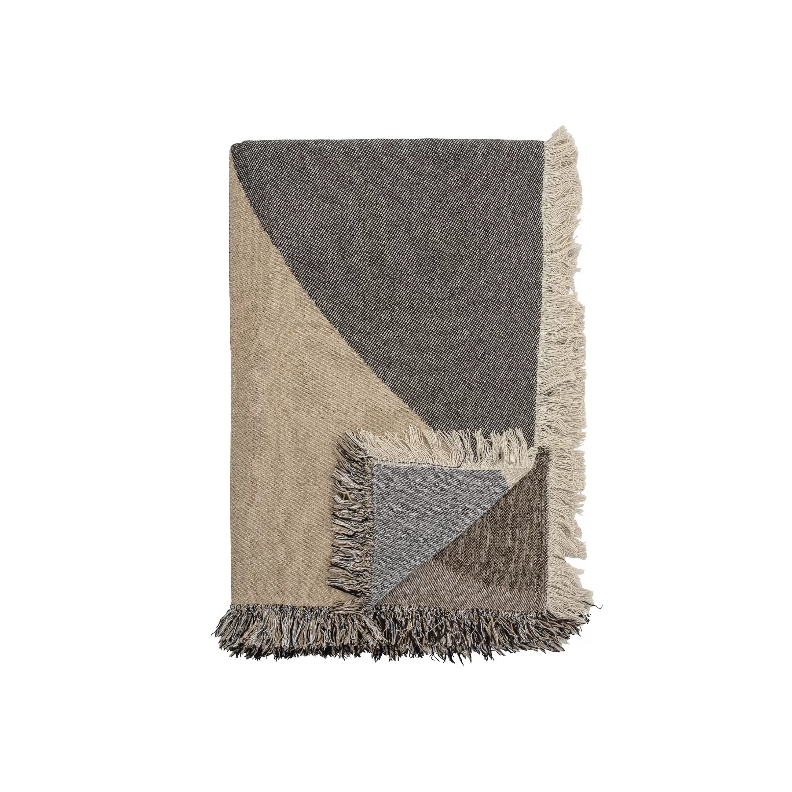 Linge De Lit>Bloomingville Plaid Tasja Tissu/ 150 X 125 Cm - Coton Recycle - Multicolore
