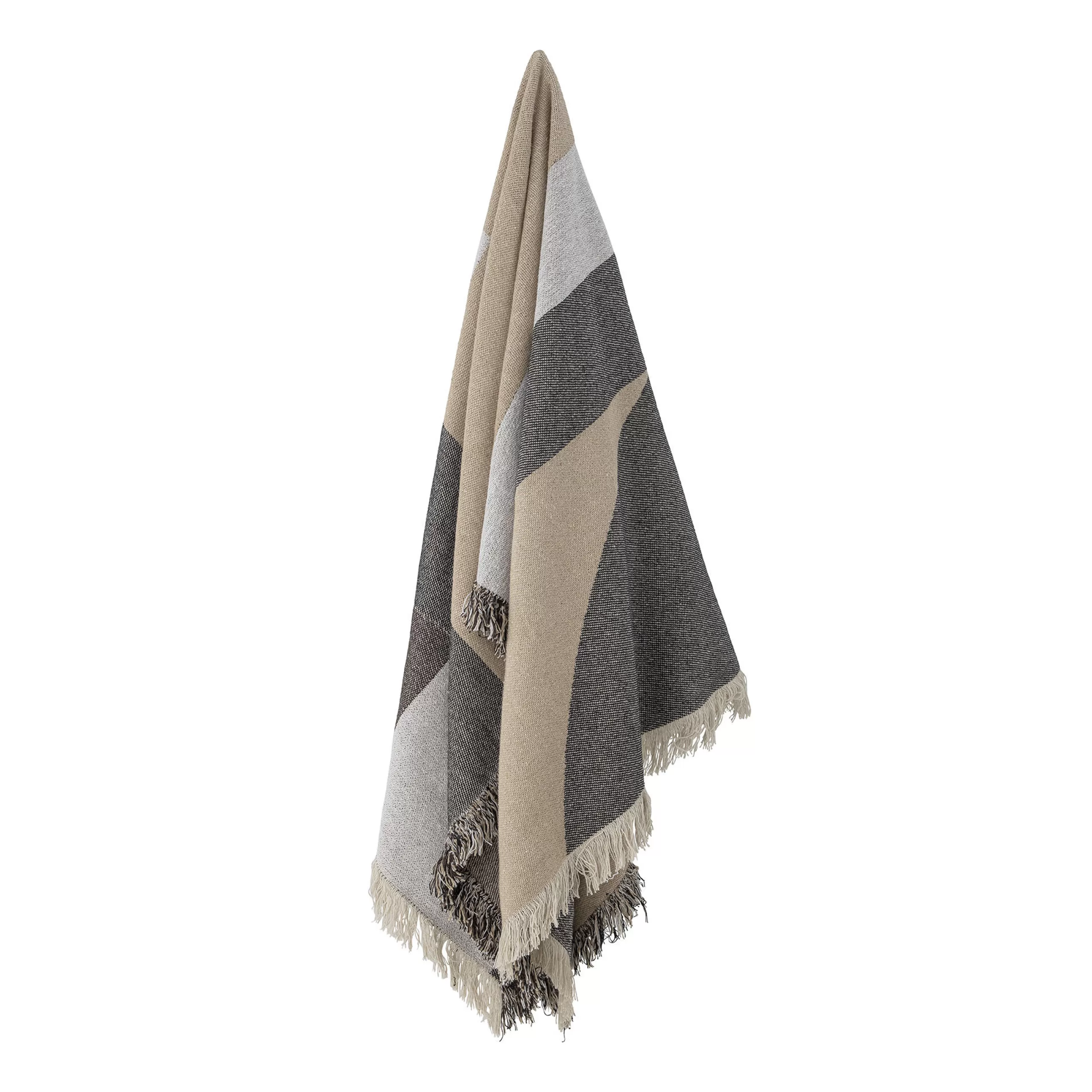 Linge De Lit>Bloomingville Plaid Tasja Tissu/ 150 X 125 Cm - Coton Recycle - Multicolore