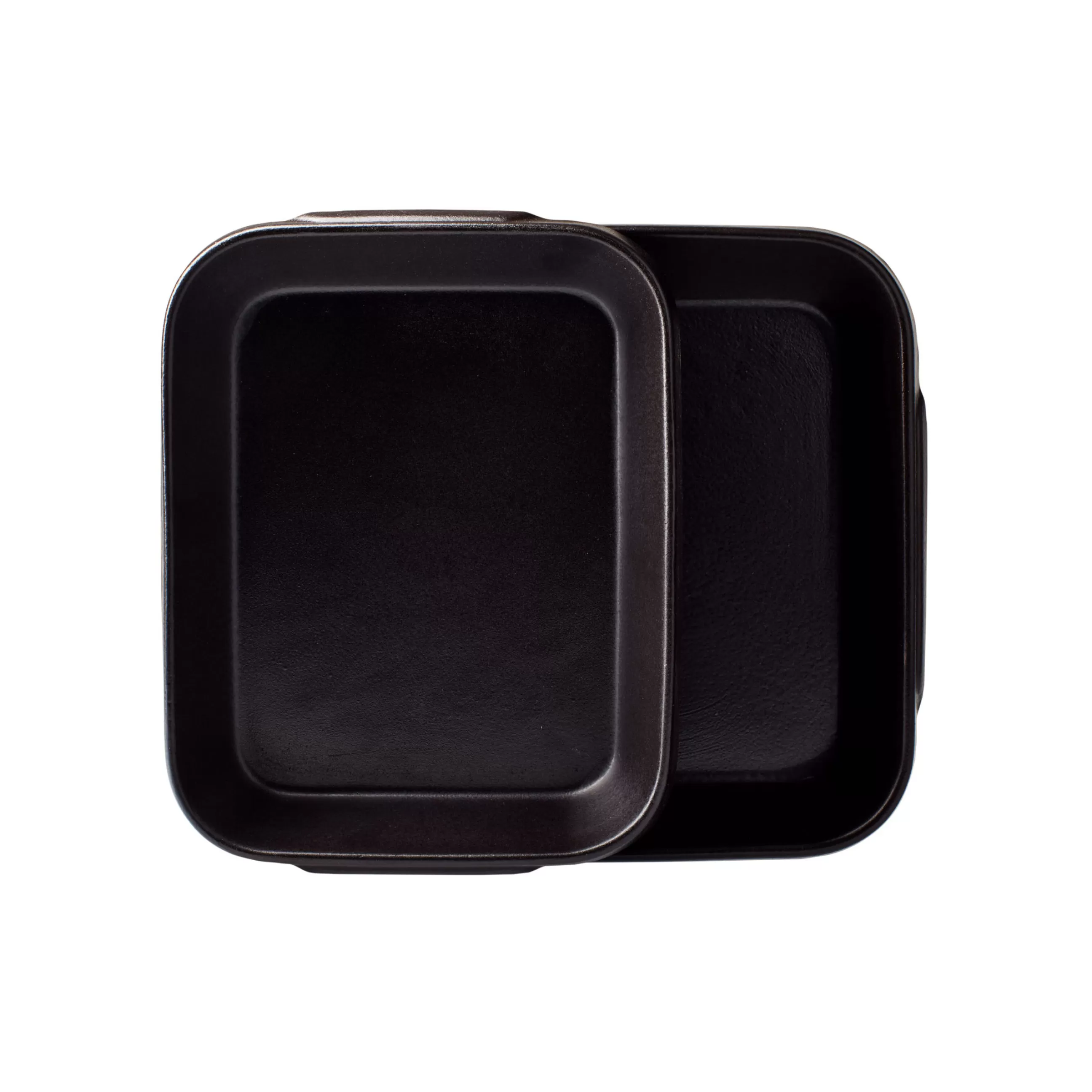 Plats Et Cuisson>Malle W. Trousseau Plat A Gratin  Ceramique/ Set De 2 - 26X30 + 21X25Cm / Gres - Noir
