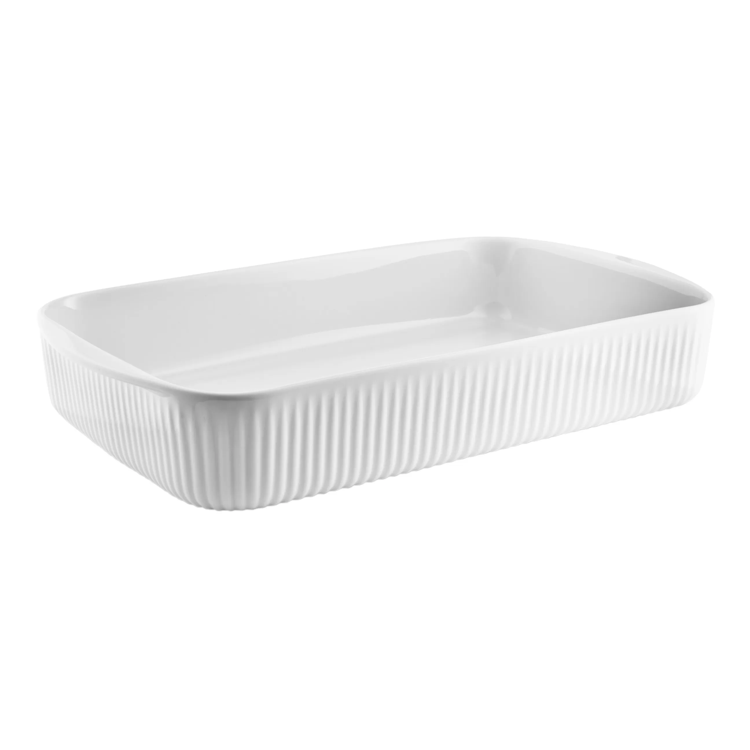 Plats Et Cuisson>Eva Trio Plat A Gratin Ovenproof Dish 32X20 Nova Ceramique / 32 X 20 Cm - Blanc