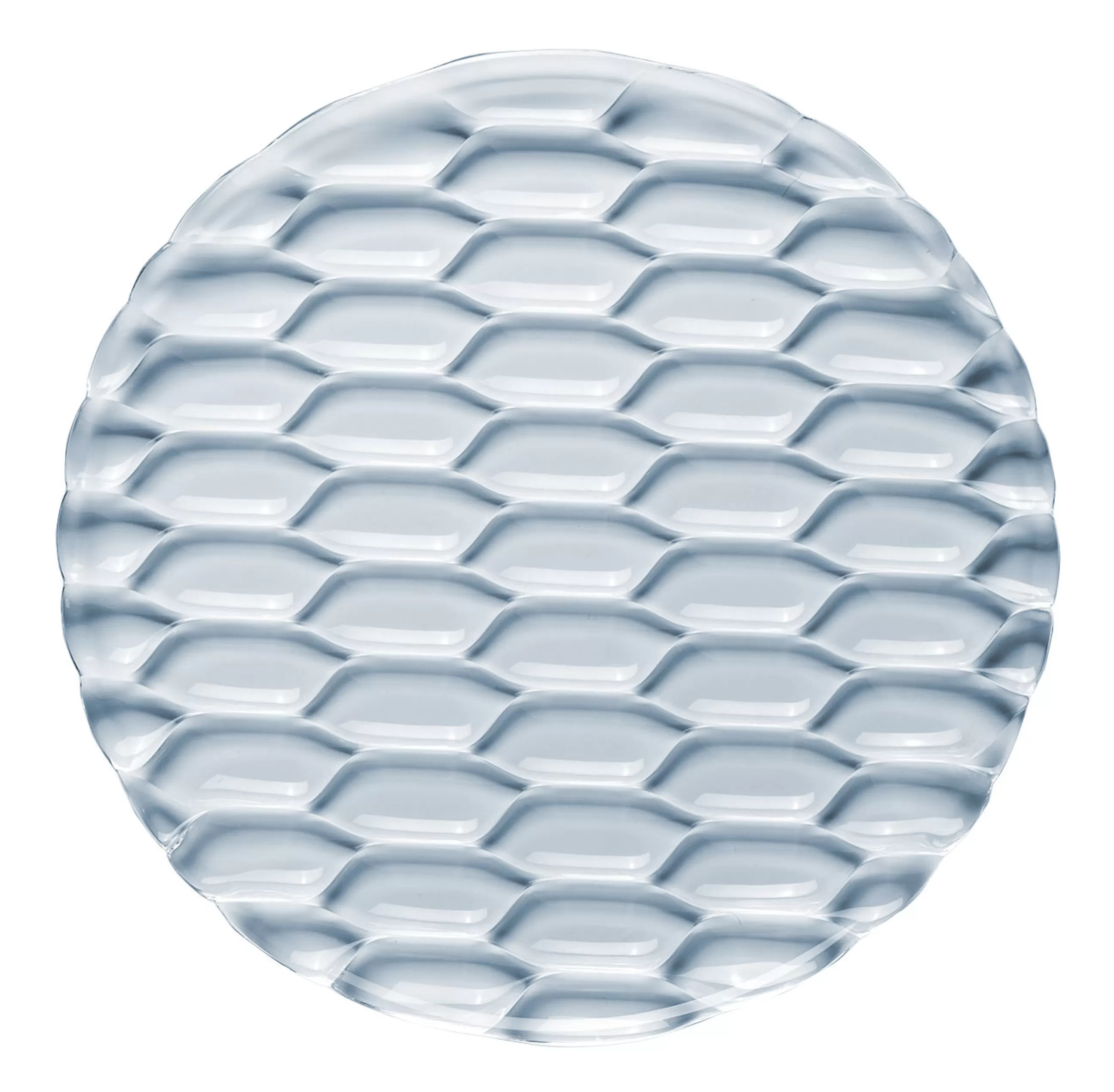 Plateaux Et Plats De Service>Kartell Plat De Service Jellies Family Plastique Bleu / O 33 Cm - Bleu Ciel