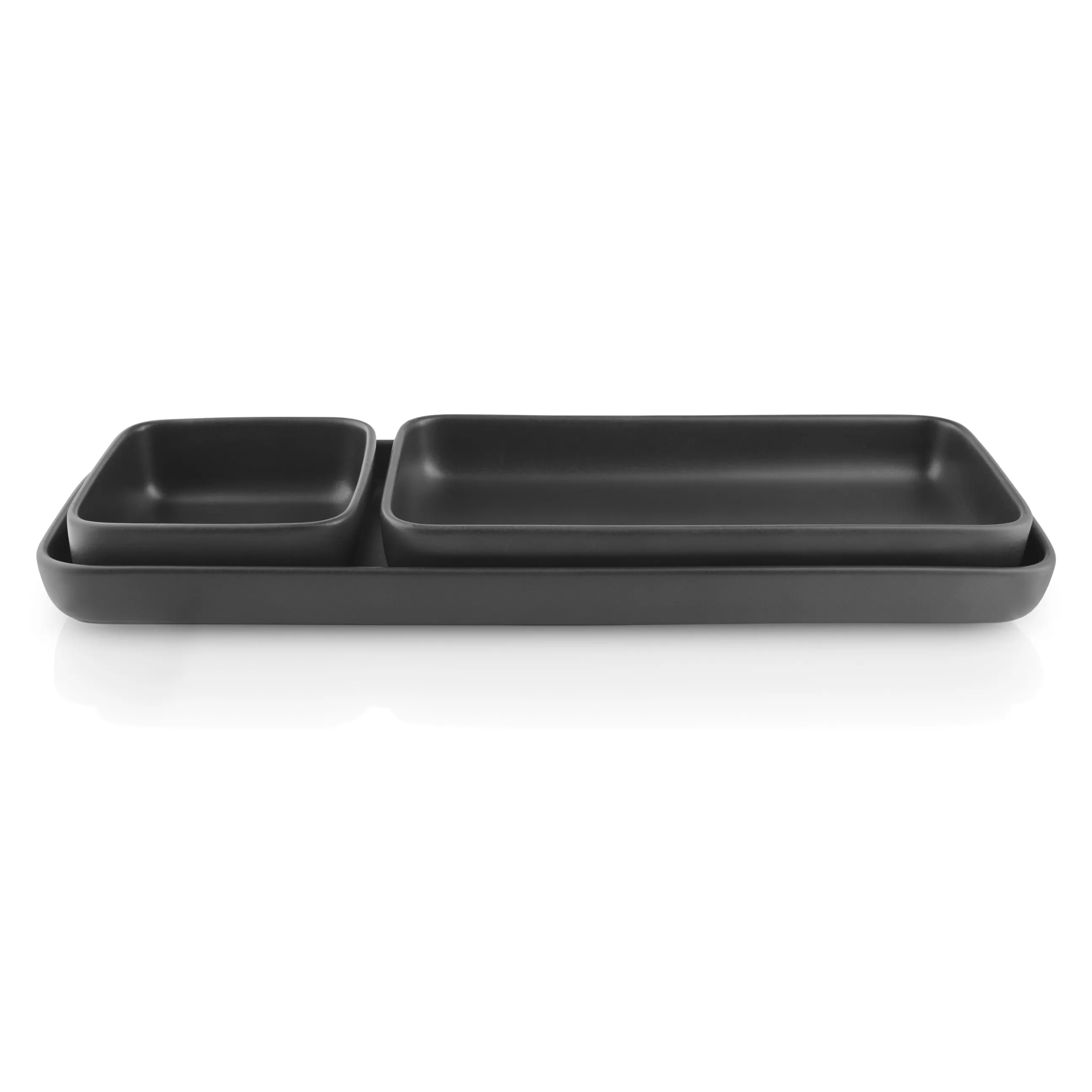 Plateaux Et Plats De Service>Eva Solo Plat De Service Nordic Kitchen Ceramique / Gres - 13 X 37 Cm - Noir