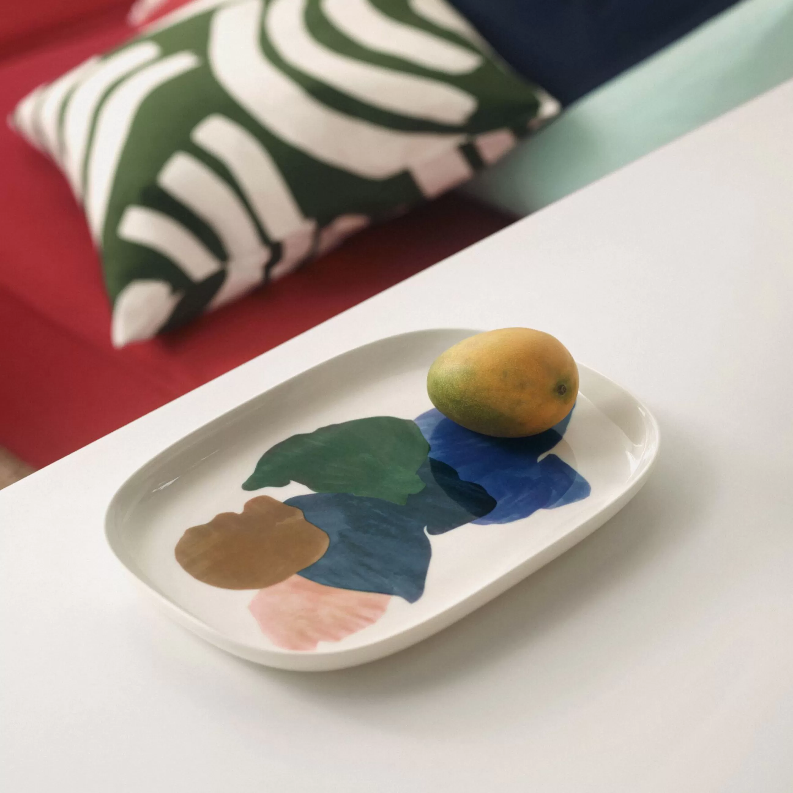 Plateaux Et Plats De Service>Marimekko Plat De Service Pyykkipaiva Ceramique / 32 X 23 Cm - Multicolore