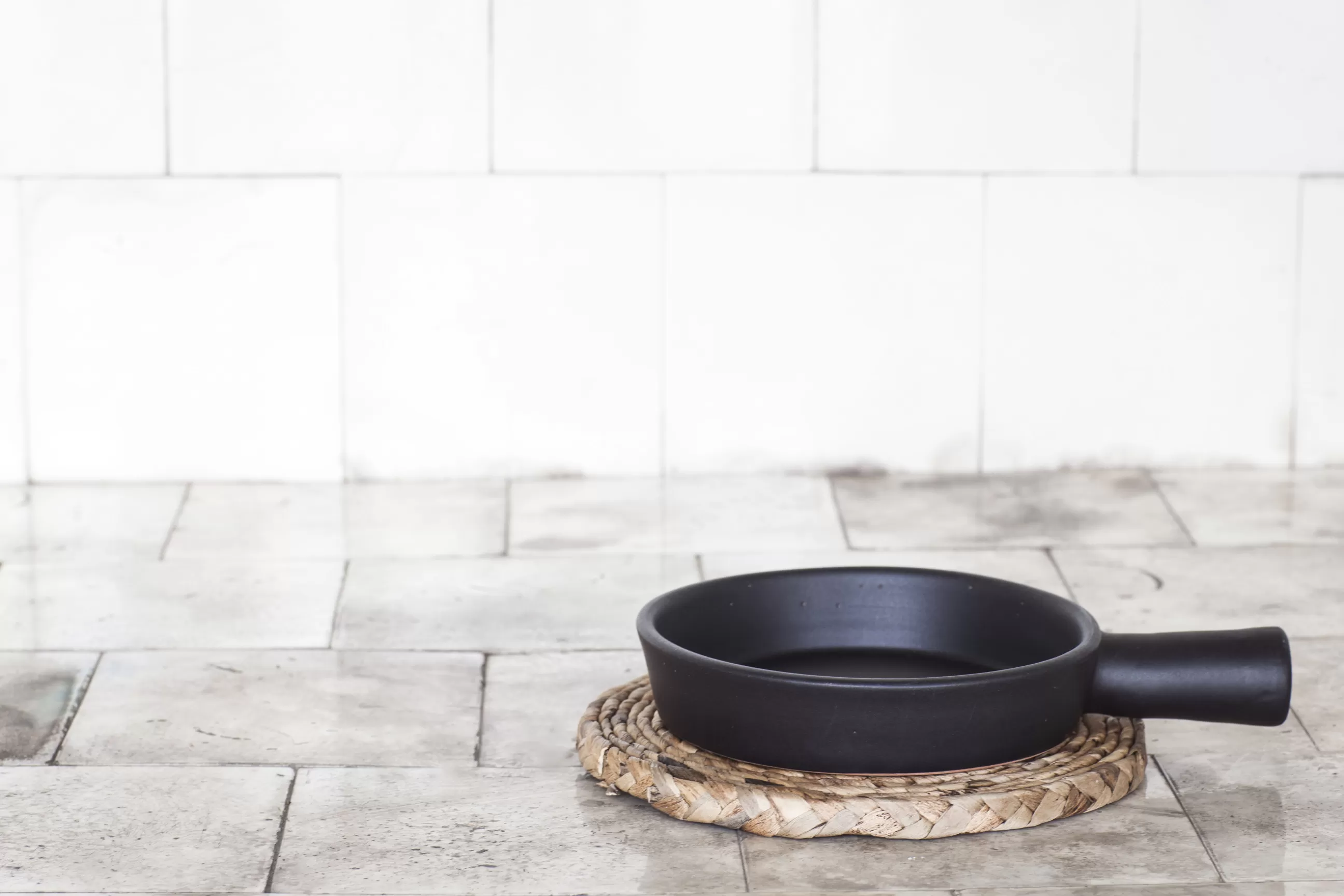 Plats Et Cuisson>Serax Plat Surface Ceramique Noir O 21 Cm / Multiusage - Terre Cuite - Noir Mat