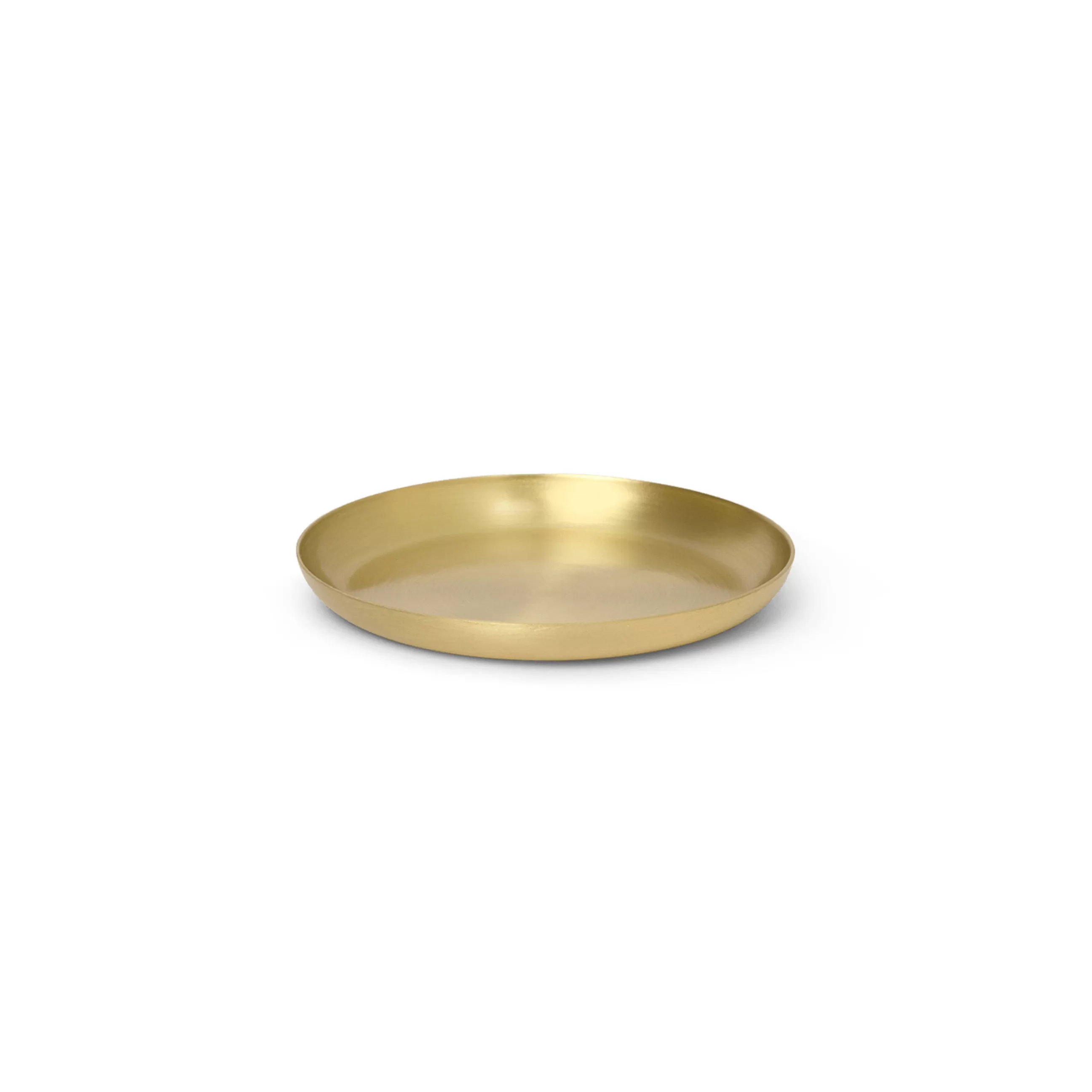 Accessoires Salle De Bains>Ferm Living Plateau Basho Or Metal Round / - O 9,5 Cm - Laiton