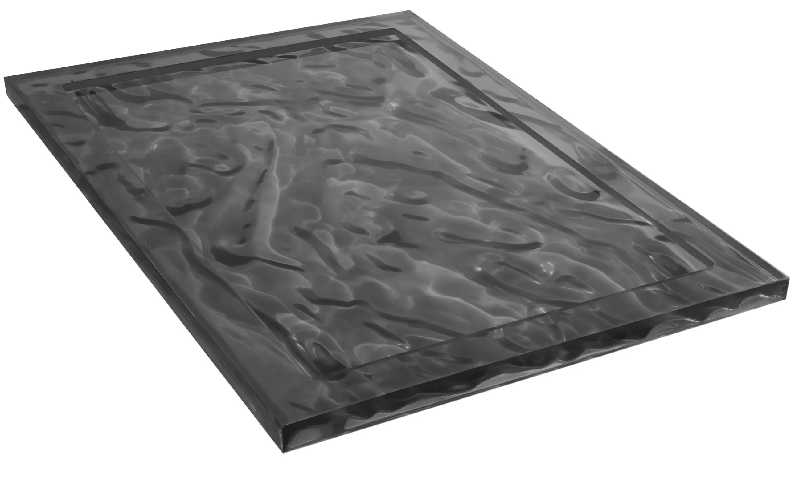 Plateaux Et Plats De Service>Kartell Plateau Dune Small Plastique Gris / 46 X 32 Cm - Fume
