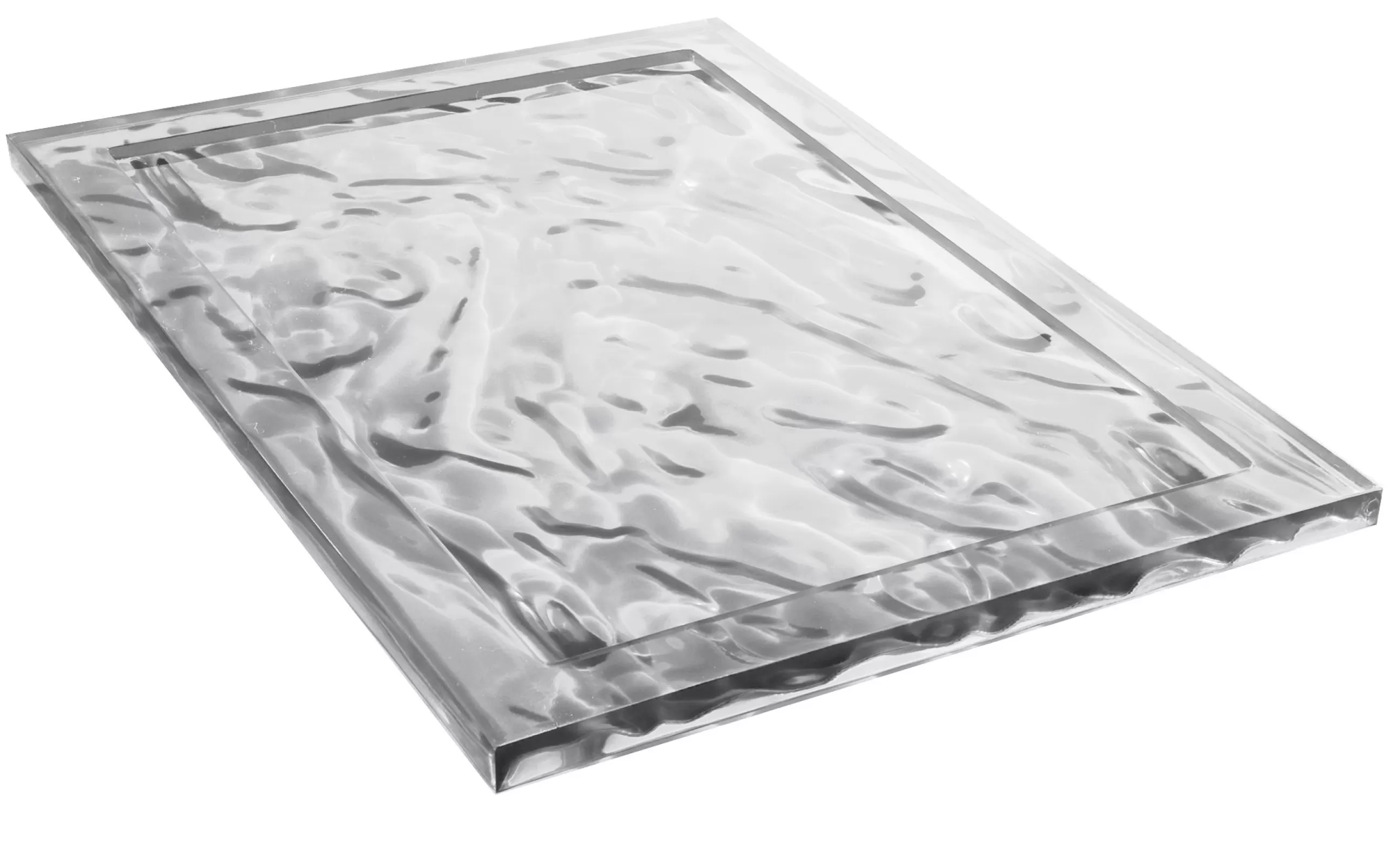 Plateaux Et Plats De Service>Kartell Plateau Dune Small Plastique Transparent / 46 X 32 Cm - Cristal