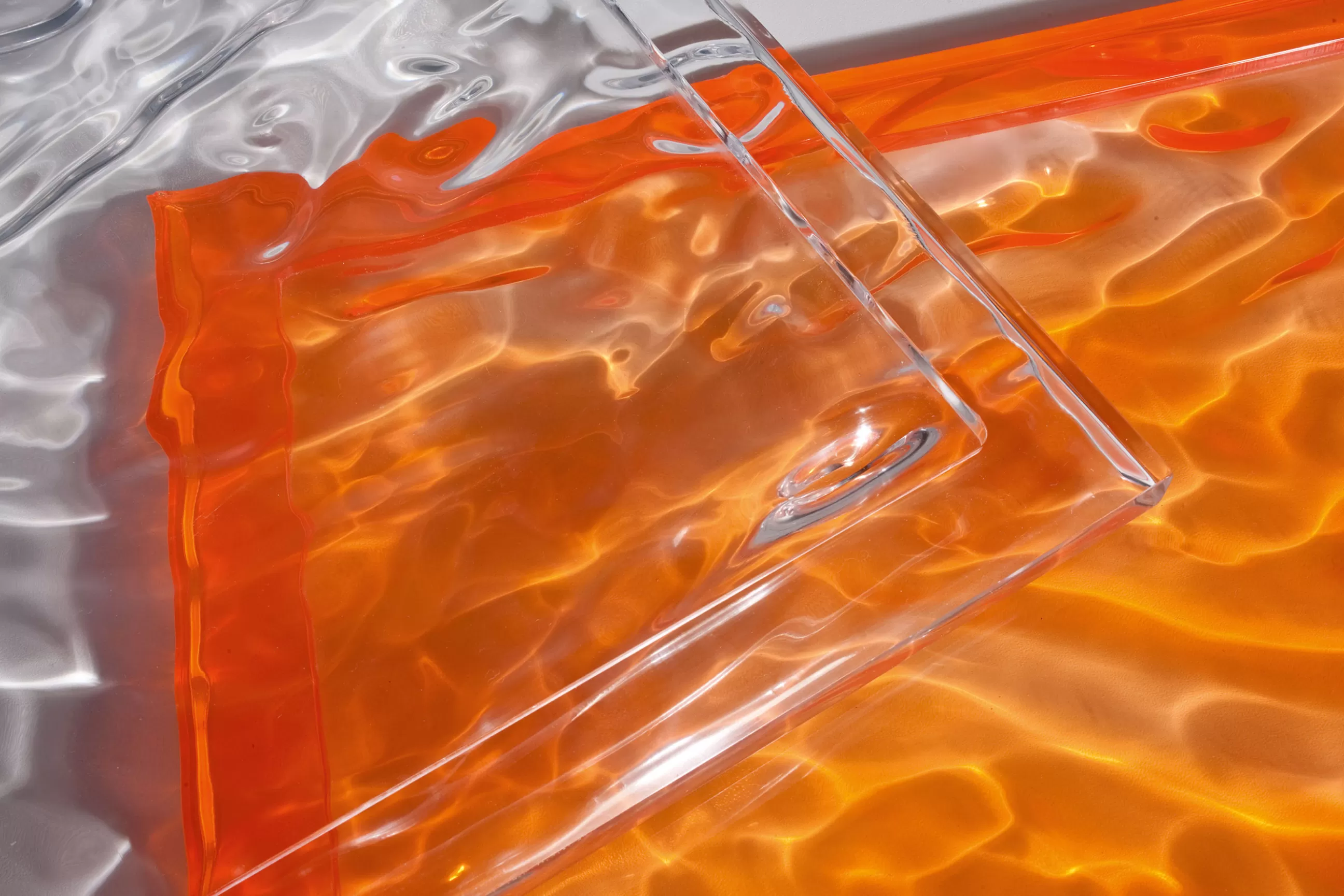 Plateaux Et Plats De Service>Kartell Plateau Dune Small Plastique Transparent / 46 X 32 Cm - Cristal