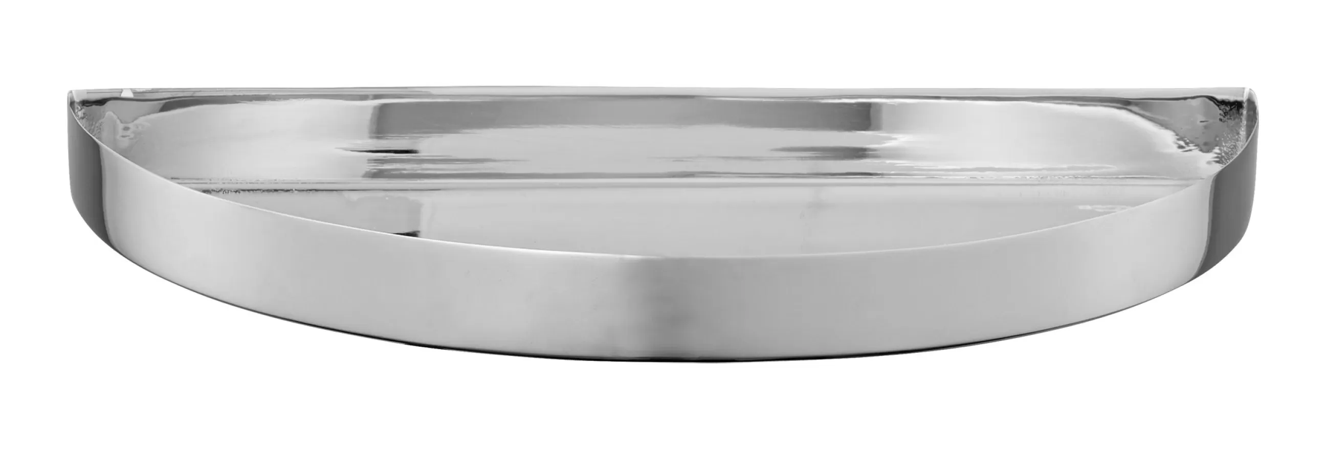 Plateaux Et Plats De Service>AYTM Plateau Unity Grismetal / Demi-Cercle - L 21,5 Cm - Argent