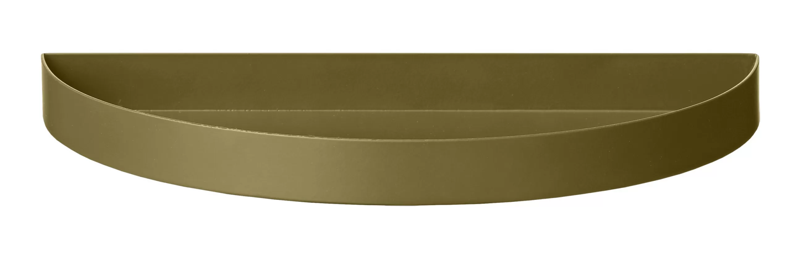 Plateaux Et Plats De Service>AYTM Plateau Unity Metal Vert / Demi-Cercle - L 21,5 Cm - Vert Brosse