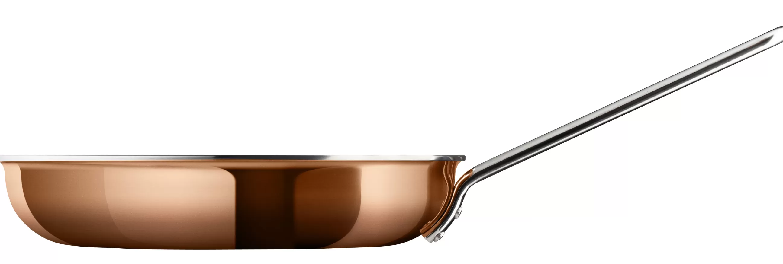 Plats Et Cuisson>Eva Trio Poele Copper Metal/ O 24 Cm - Cuivre