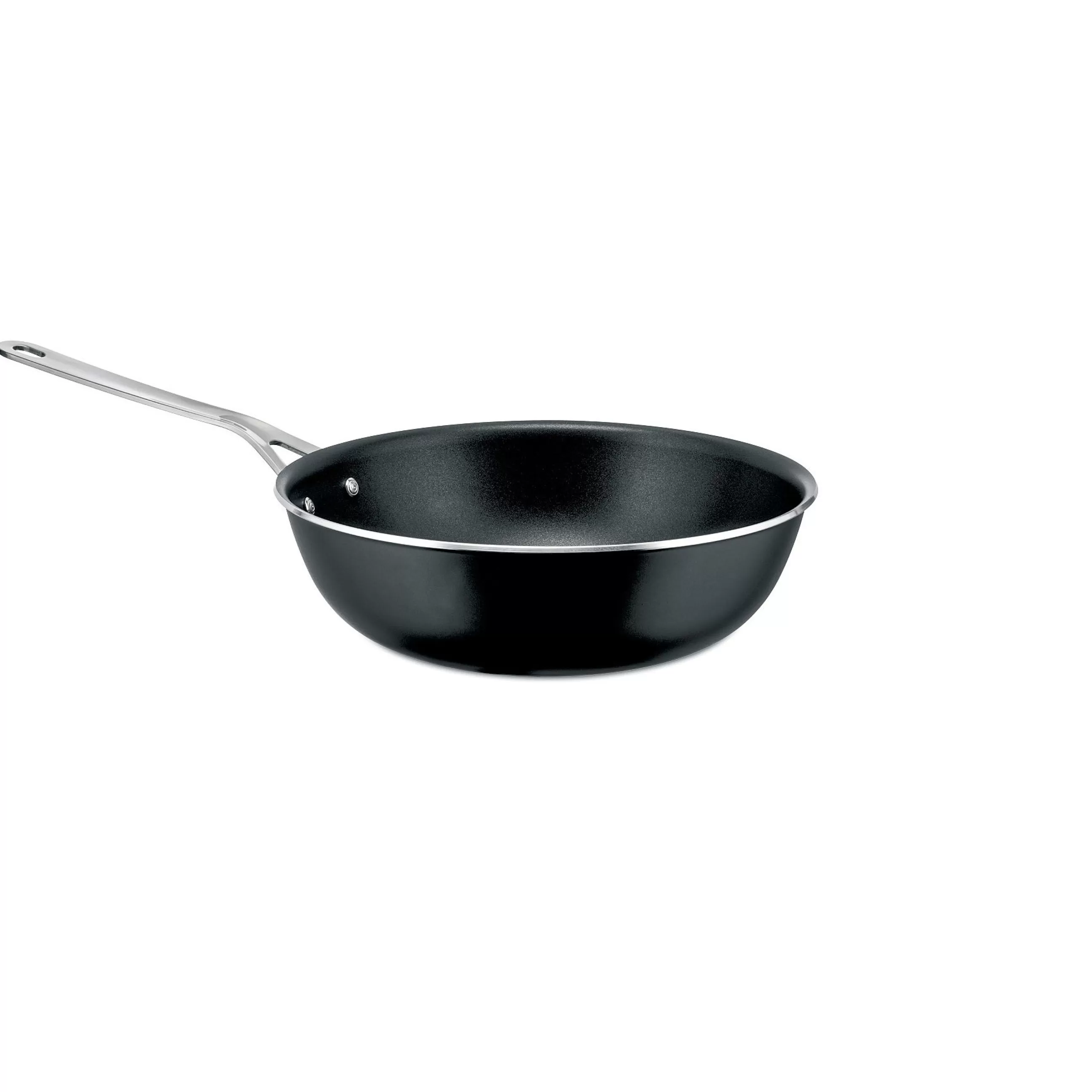Plats Et Cuisson>Alessi Poele Haute Pots&Pans Metal/ O 28 Cm - Tous Feux Dont Induction - Acier - Noir