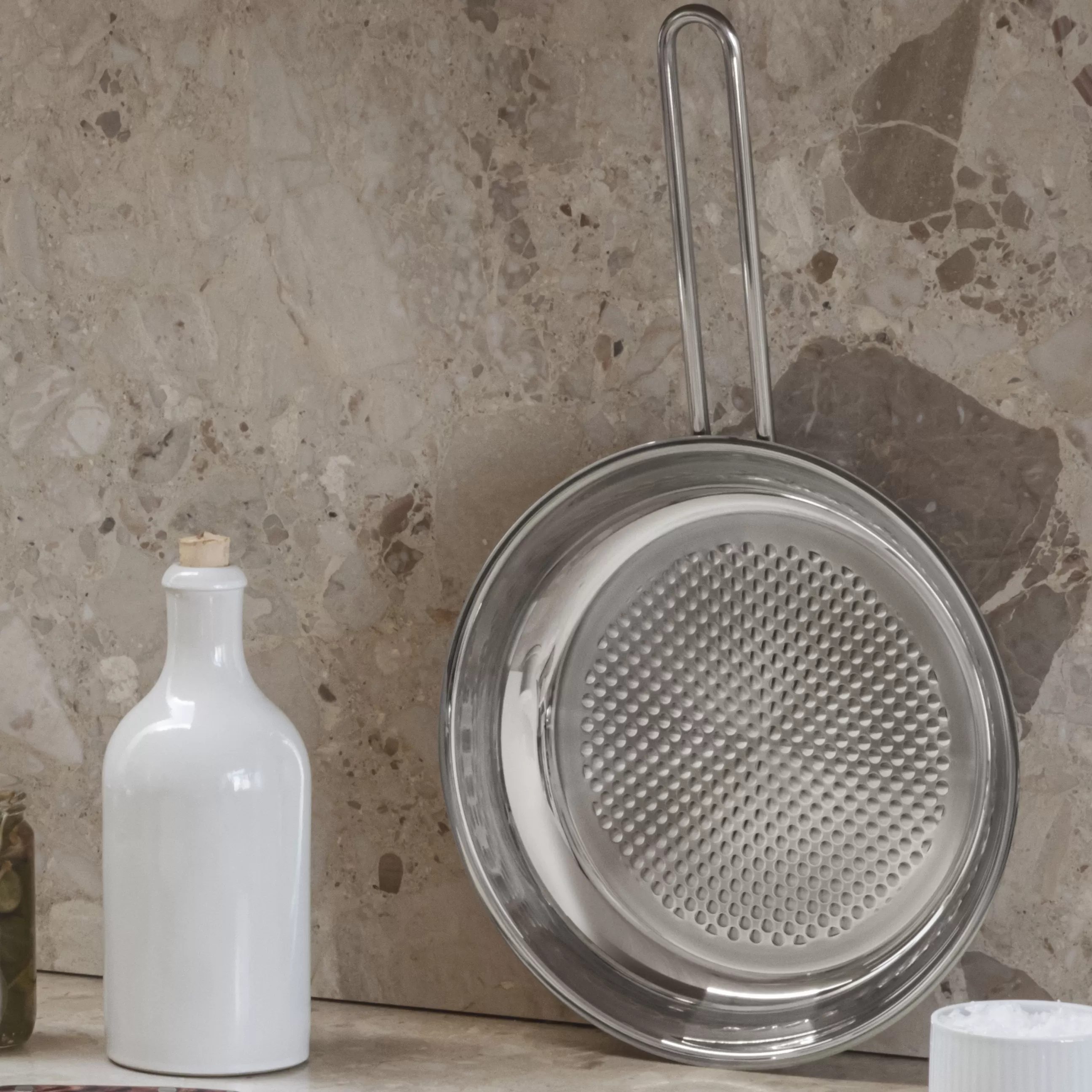 Plats Et Cuisson>Eva Solo Poele  Metal / O 28 Cm - Structure Nid D'Abeille / Tous Feux Dont Induction - Acier Poli