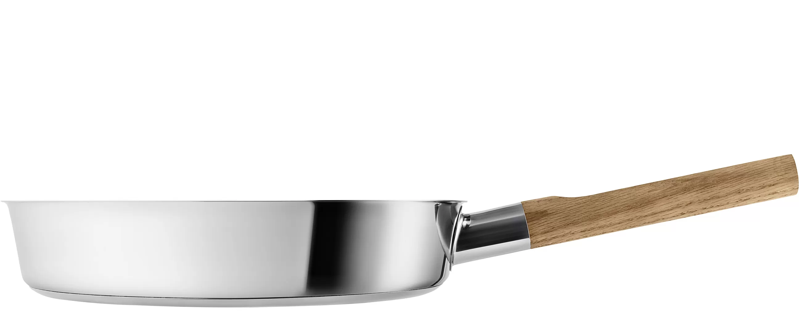 Plats Et Cuisson>Eva Solo Poele Nordic Kitchen Bois Bois Naturel Metal Anti-Adhesive / O 24 Cm - Chene - Inox