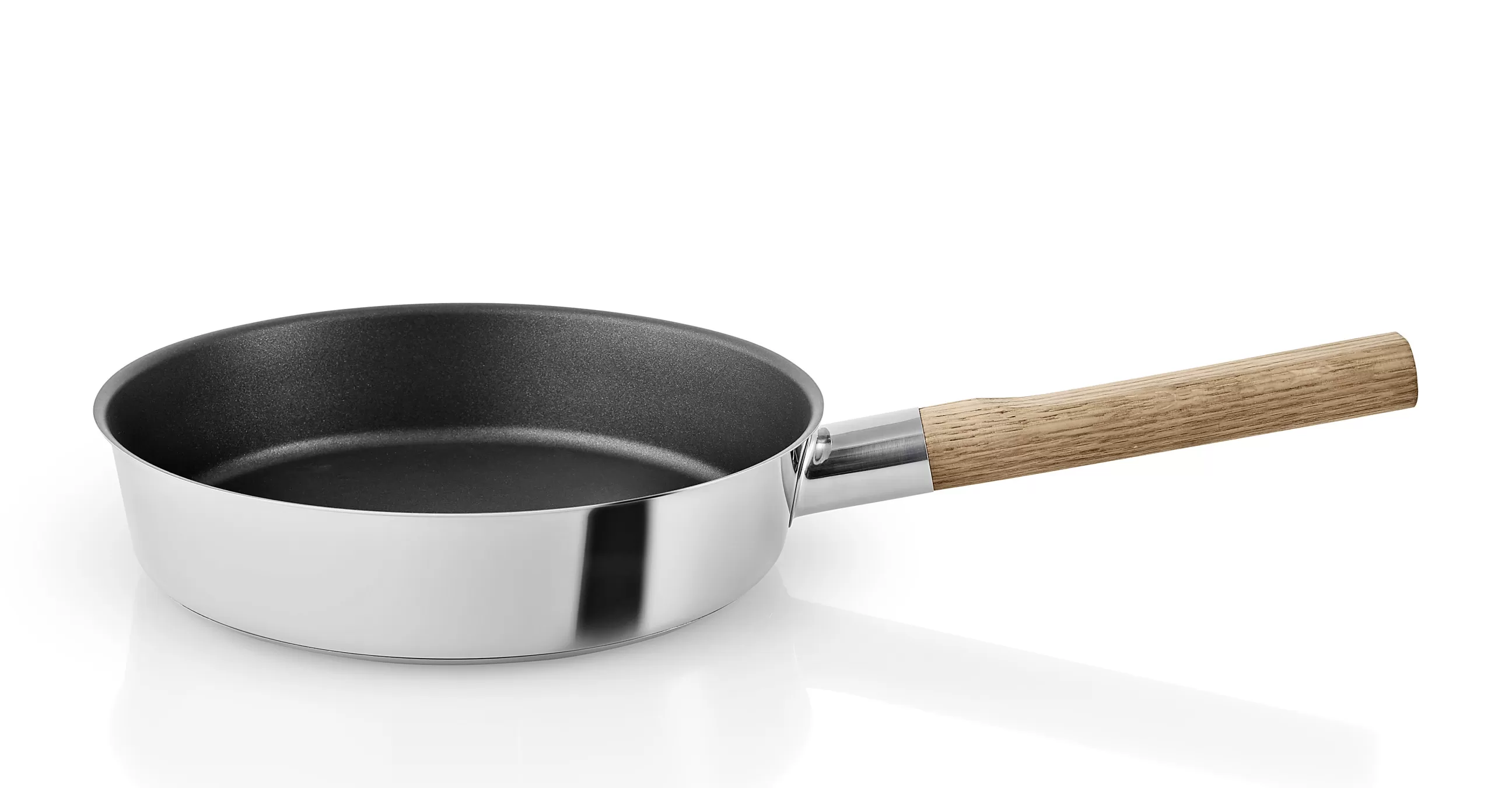 Plats Et Cuisson>Eva Solo Poele Nordic Kitchen Bois Bois Naturel Metal Anti-Adhesive / O 24 Cm - Chene - Inox