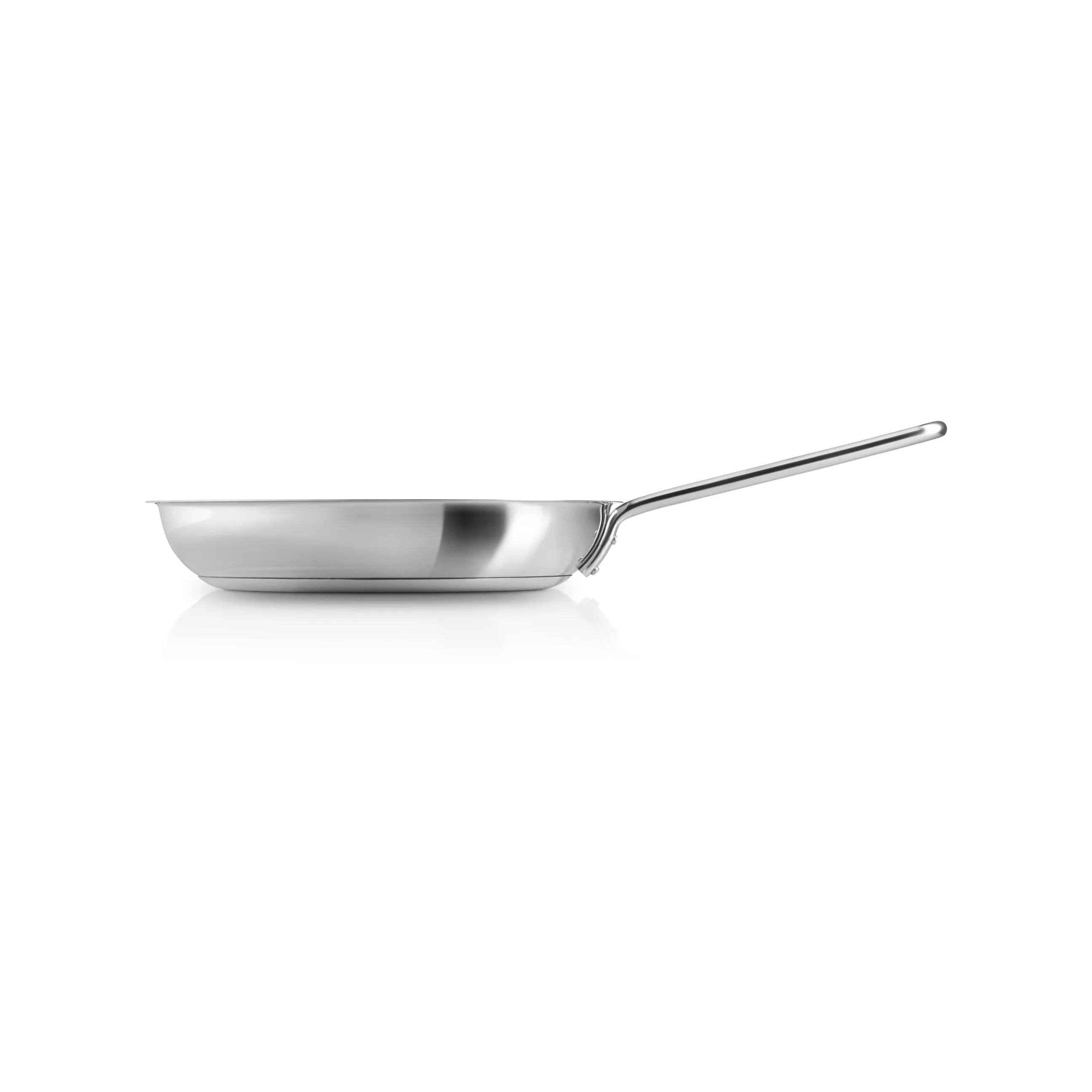 Plats Et Cuisson>Eva Trio Poele Recycled Metal / O 24 Cm - Antiadhesif  - Acier Recycle / Pour Induction - Acier Poli