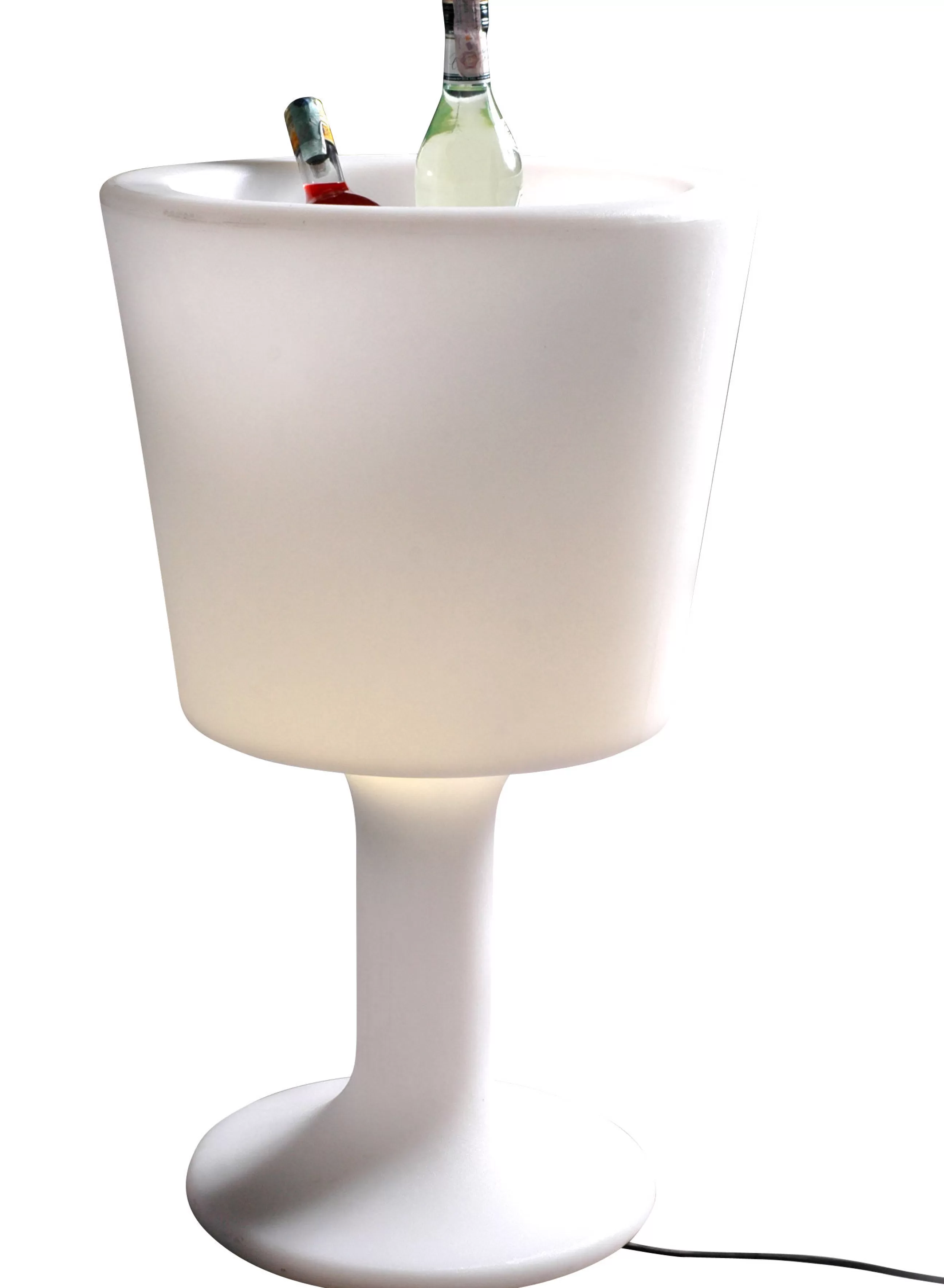 Mobilier Lumineux>Slide Porte-Bouteilles Lumineux Light Drink Plastique- Blanc