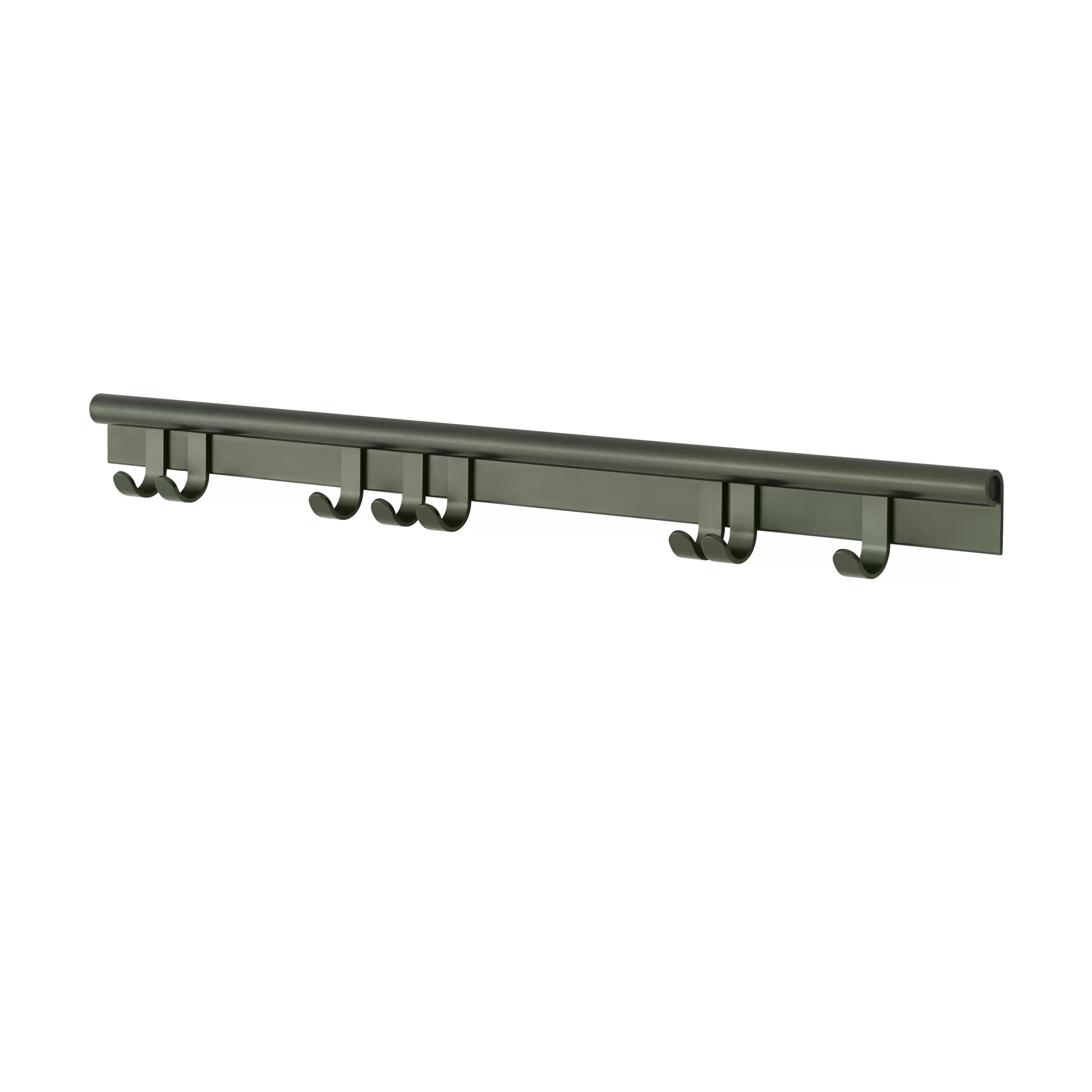 Portemanteaux Patères Portants>Muuto Portemanteau Mural Coil Metal Vert / L 100 Cm - Vert Fonce