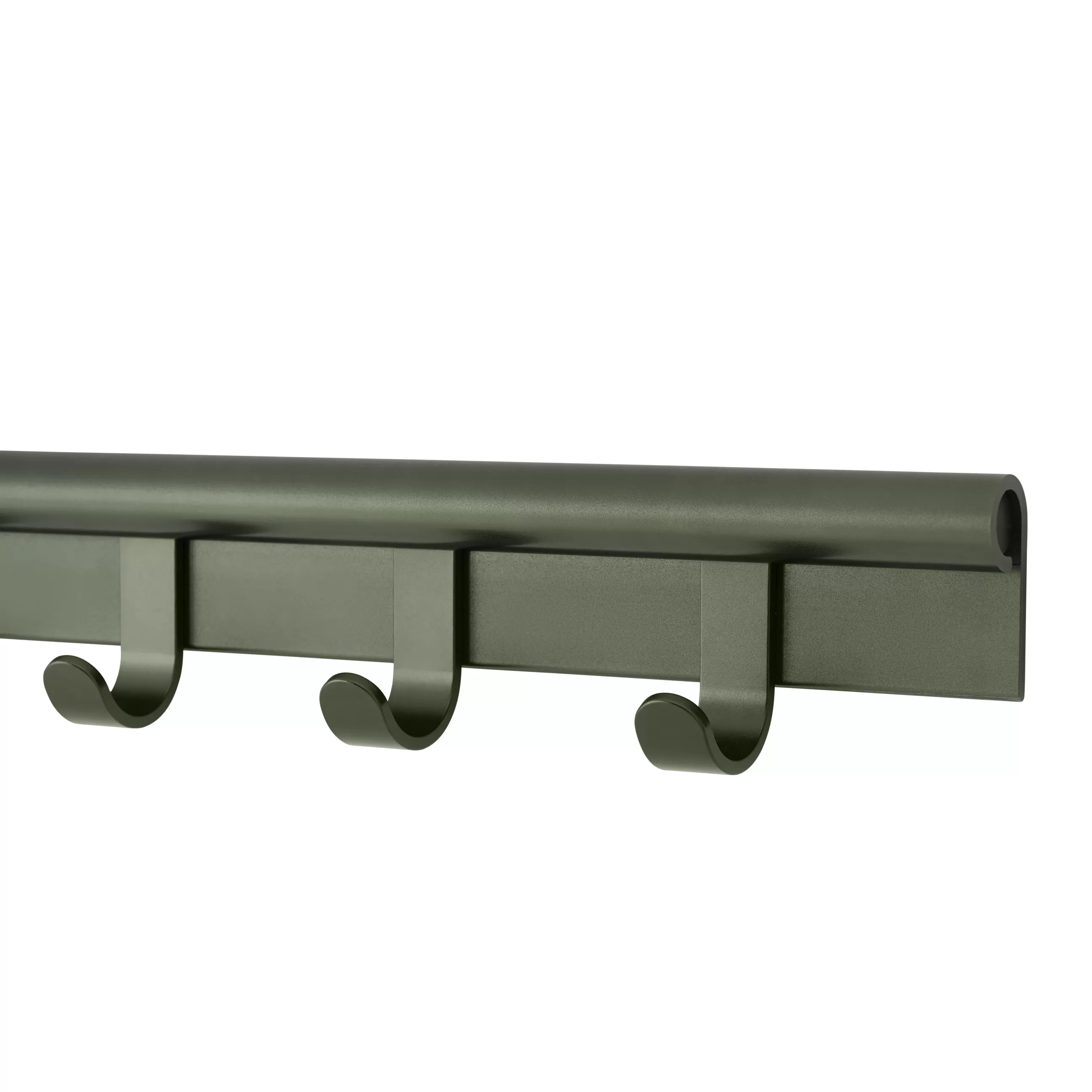Portemanteaux Patères Portants>Muuto Portemanteau Mural Coil Metal Vert / L 100 Cm - Vert Fonce