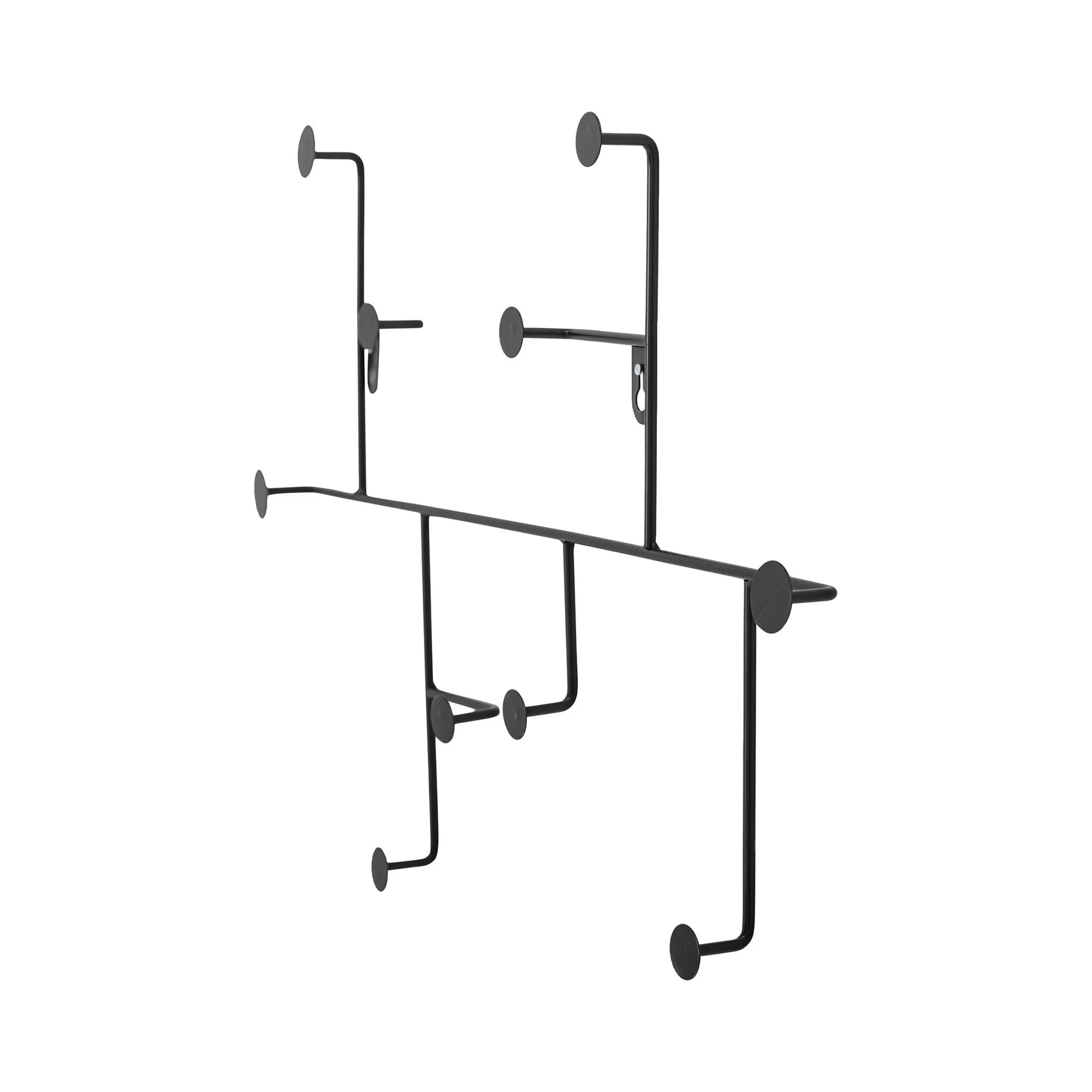 Portemanteaux Patères Portants>Bloomingville Portemanteau Mural Fiddi Metal/ L 50 X H 34 Cm - Noir
