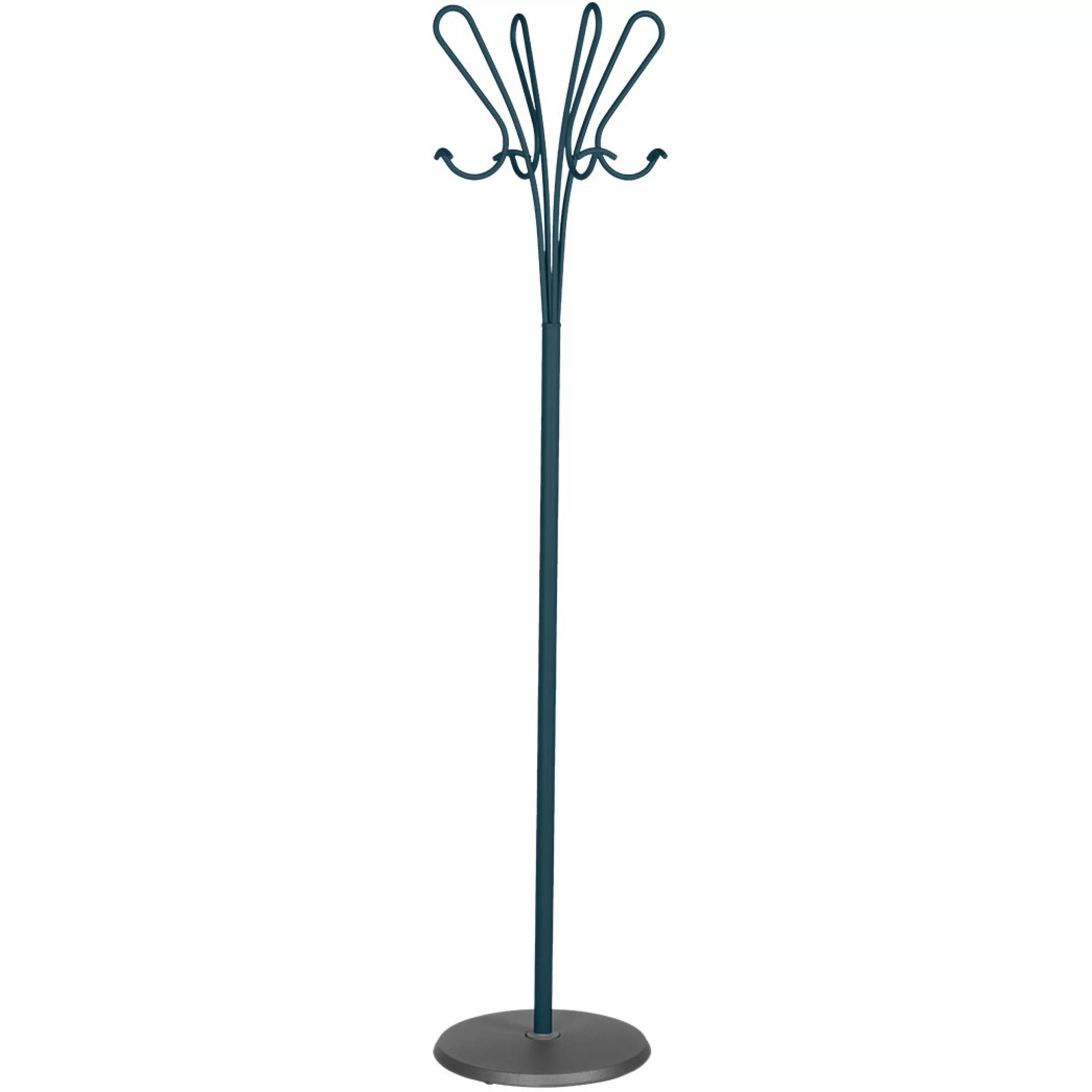Déco Et Accessoires De Jardin>Fermob Portemanteau Sur Pied Accroche-Coeurs Metal Bleu / H 174 Cm / Reedition 1993 - Bleu Acapulco