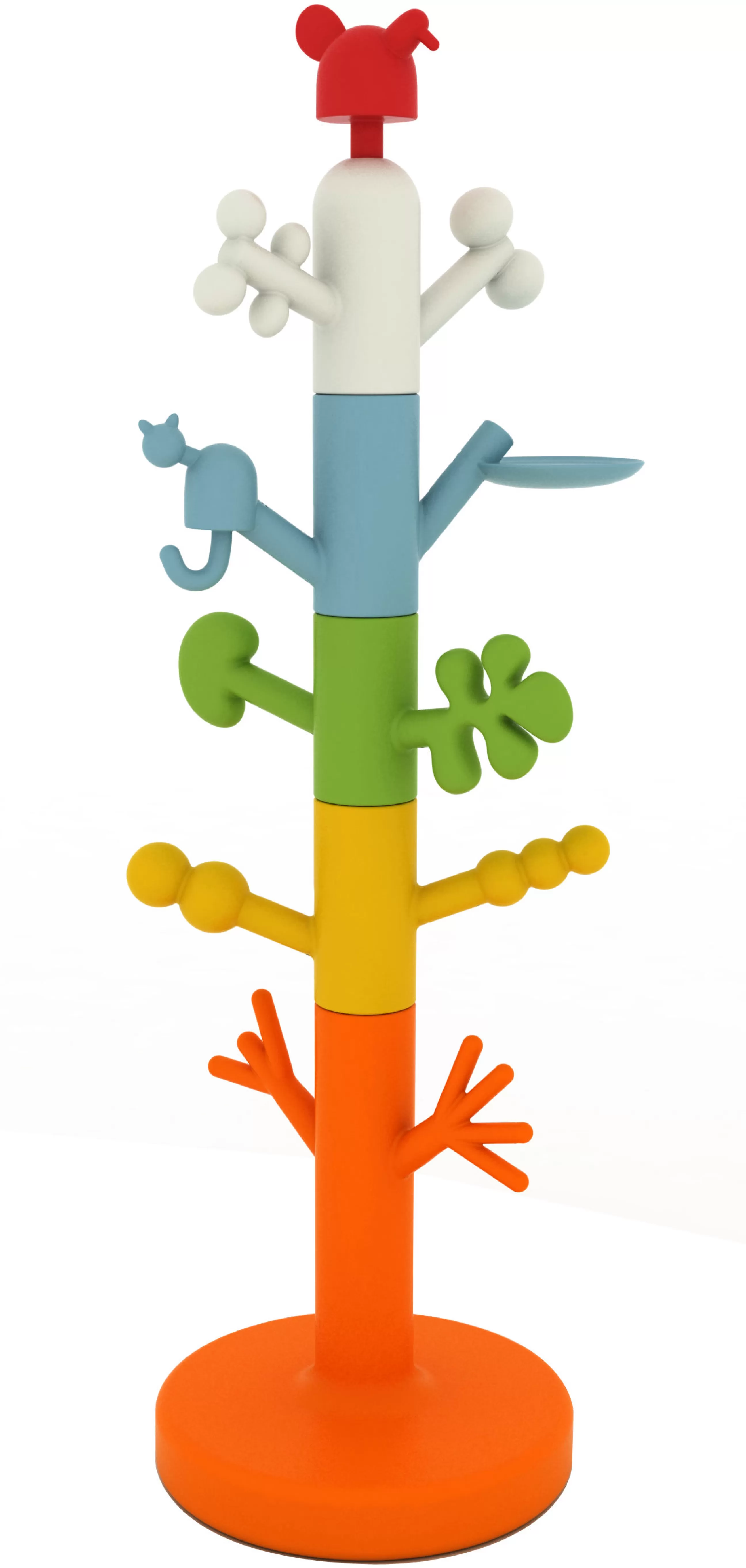 Mobilier Kids>Magis Portemanteau Sur Pied Paradise Tree Metal Plastiquemodulable - Multicolore