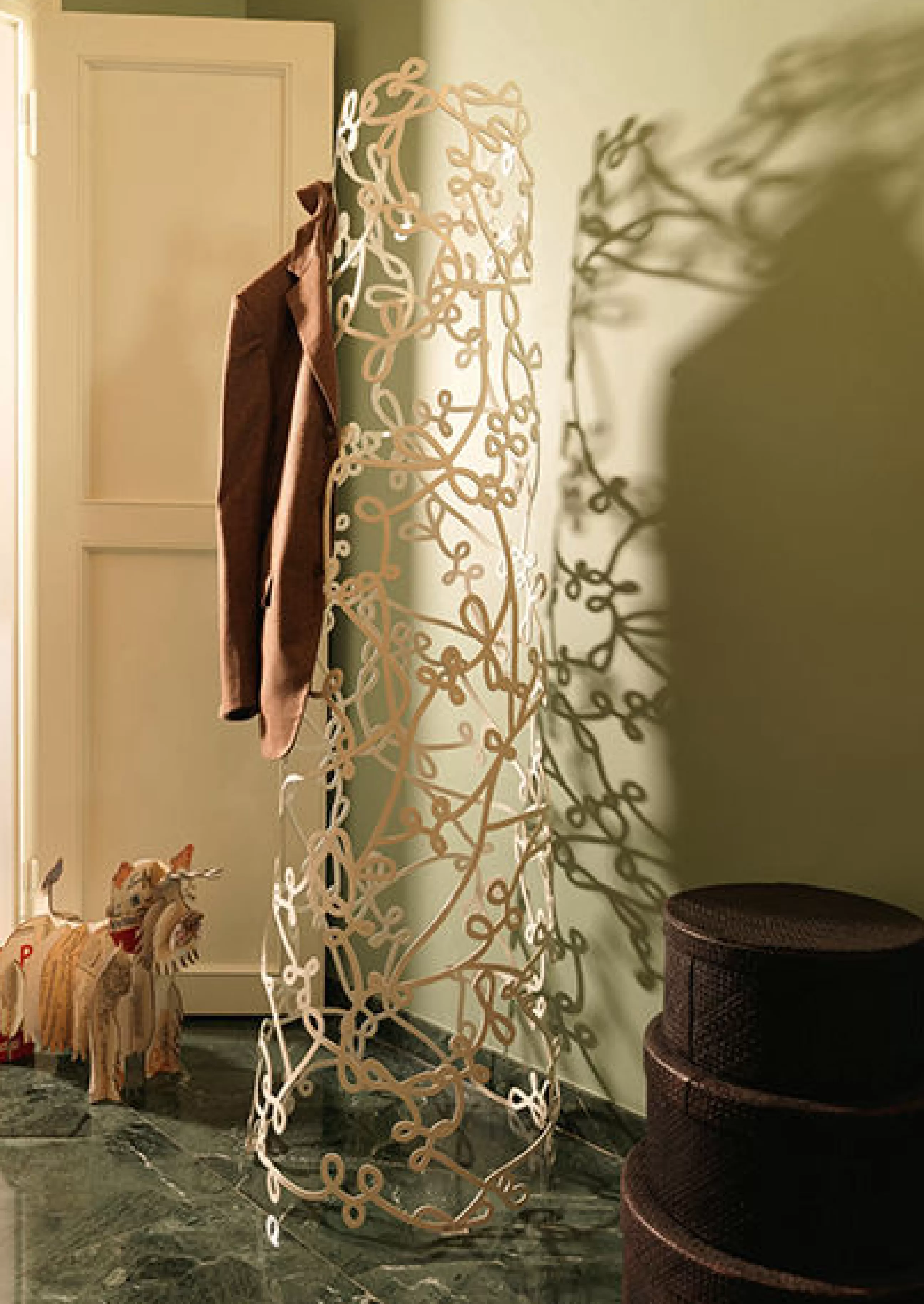 Portemanteaux Patères Portants>Cappellini Portemanteau Sur Pied Tuta Metal Noir / H 170 X O 50 Cm - Anthracite
