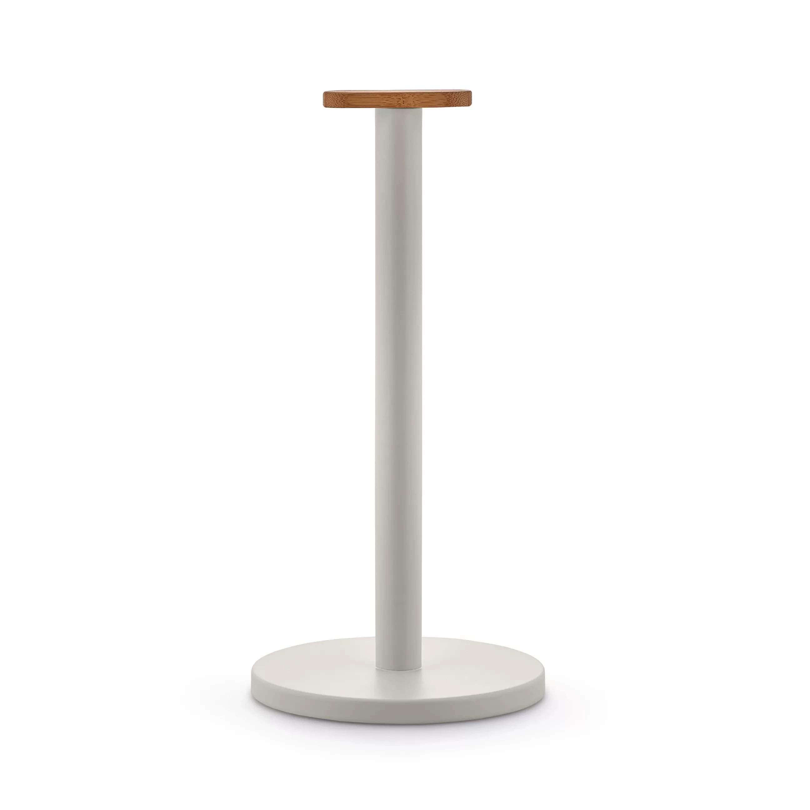 Nettoyage Et Rangement>Alessi Porte-Rouleau Essuie-Tout Mattina Metal Gris / Acier & Bambou - Bambou - Rouge