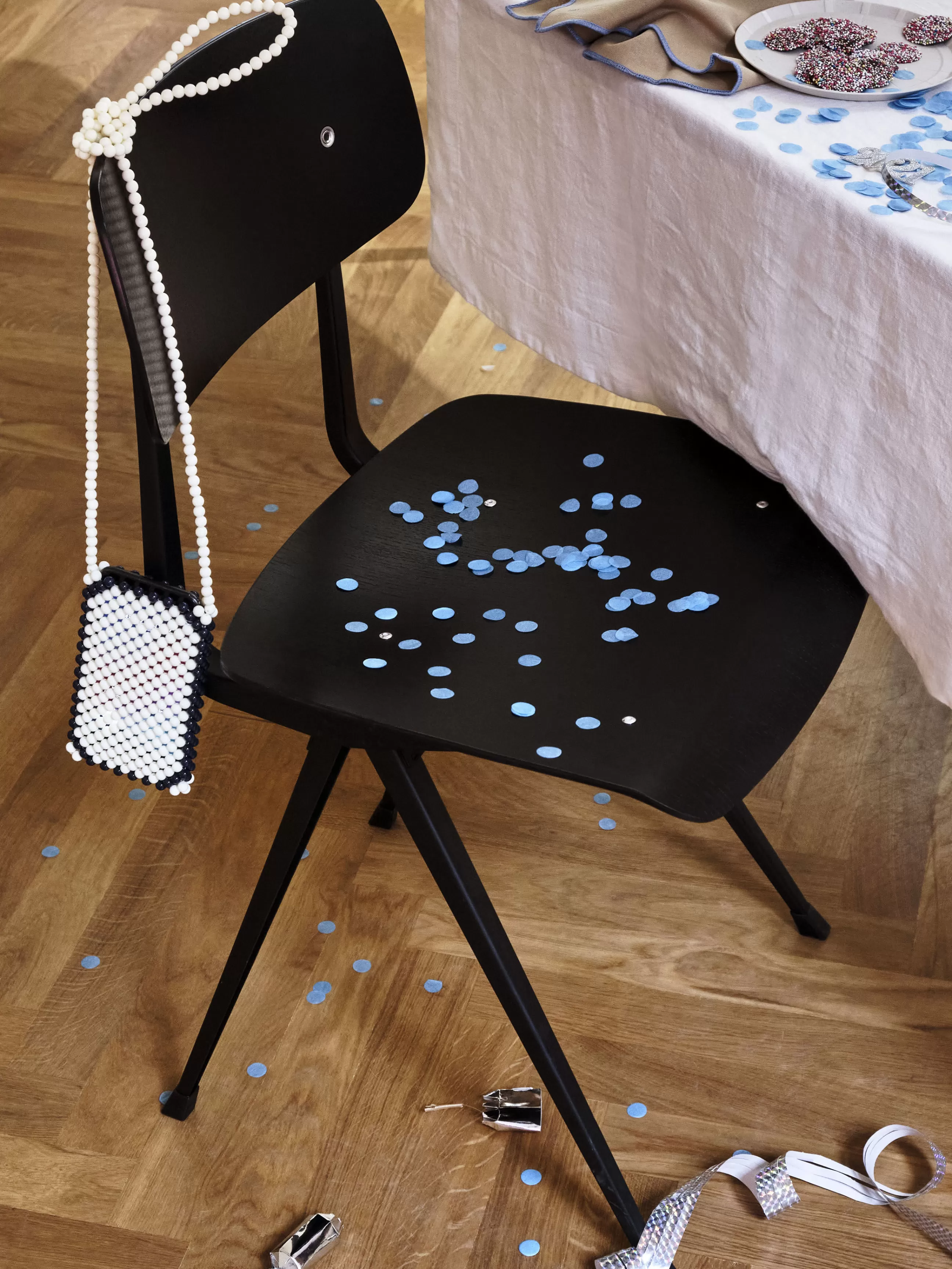 Sacs Trousses Porte Monnaie>Hay Porte-Telephone Perla Plastique / Mini Sacoche En Perles - Fait Main - Blanc