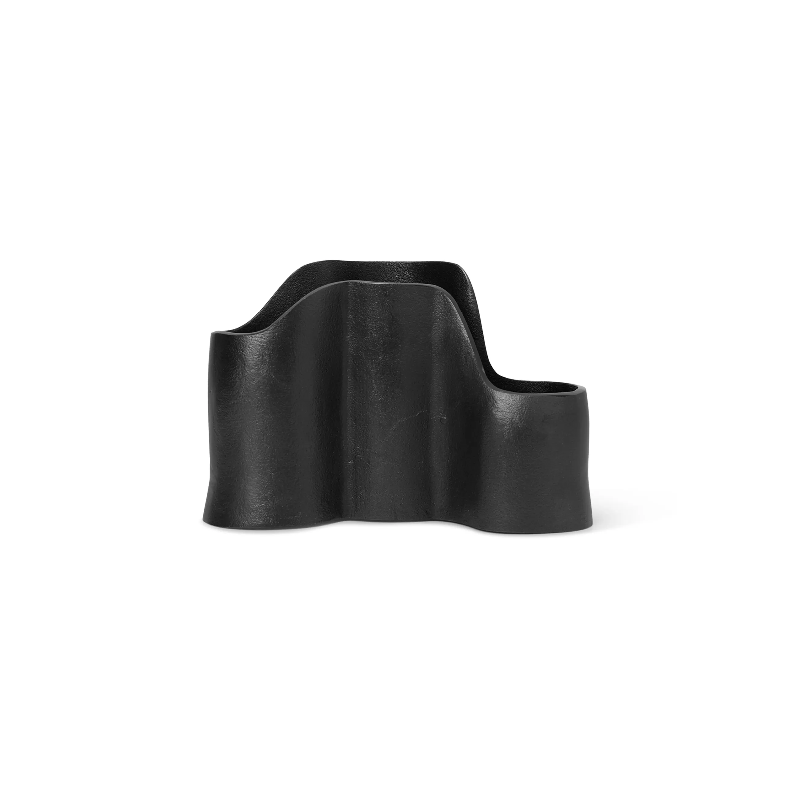 Accessoires Bureau>Ferm Living Pot A Crayons Yama Metal/ Aluminium Recycle - L 23 X H 15 Cm - Noir
