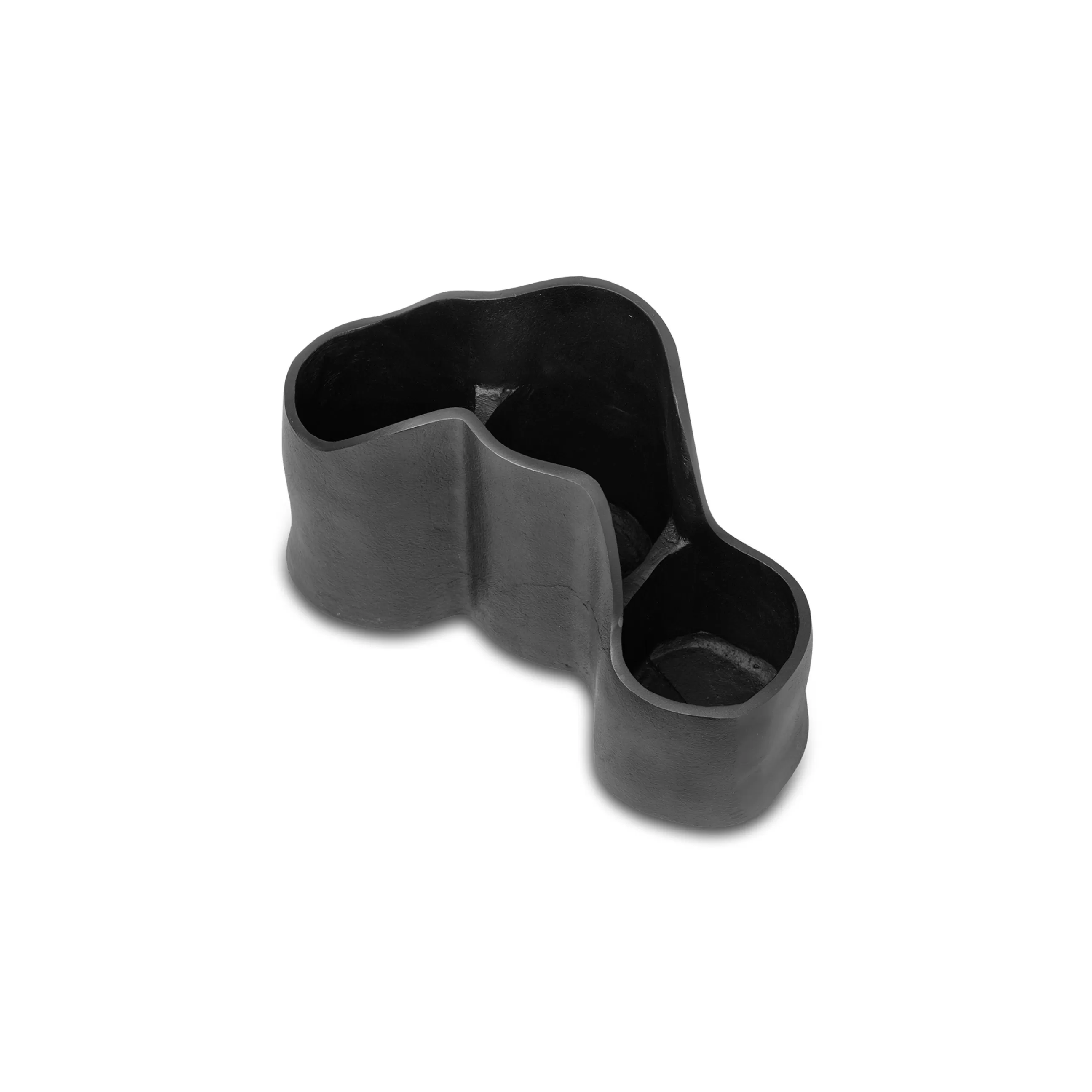 Accessoires Bureau>Ferm Living Pot A Crayons Yama Metal/ Aluminium Recycle - L 23 X H 15 Cm - Noir