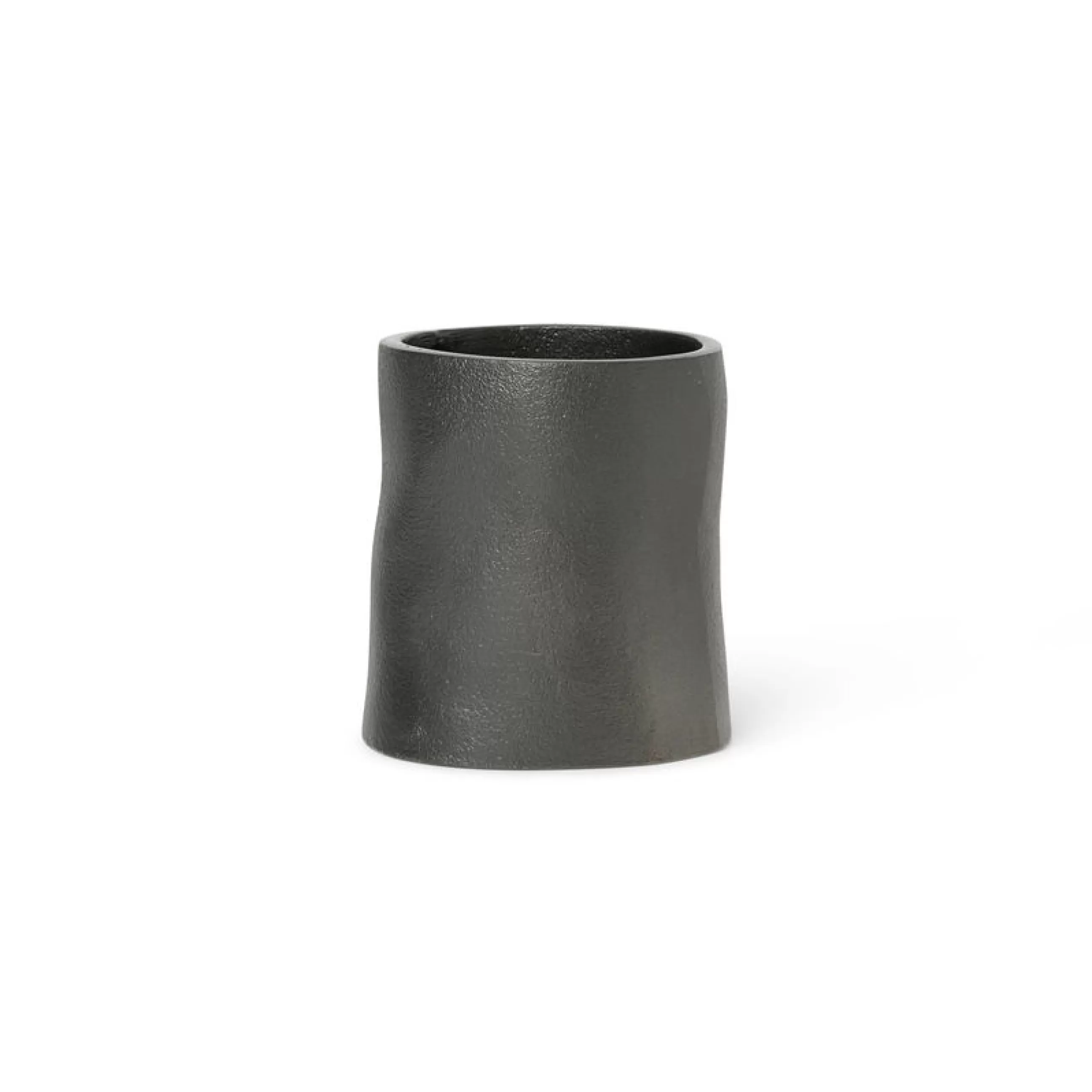 Accessoires Bureau>Ferm Living Pot A Crayons Yama Metal/ Aluminium Recycle - O 7.8 X H 8.5 Cm - Noir