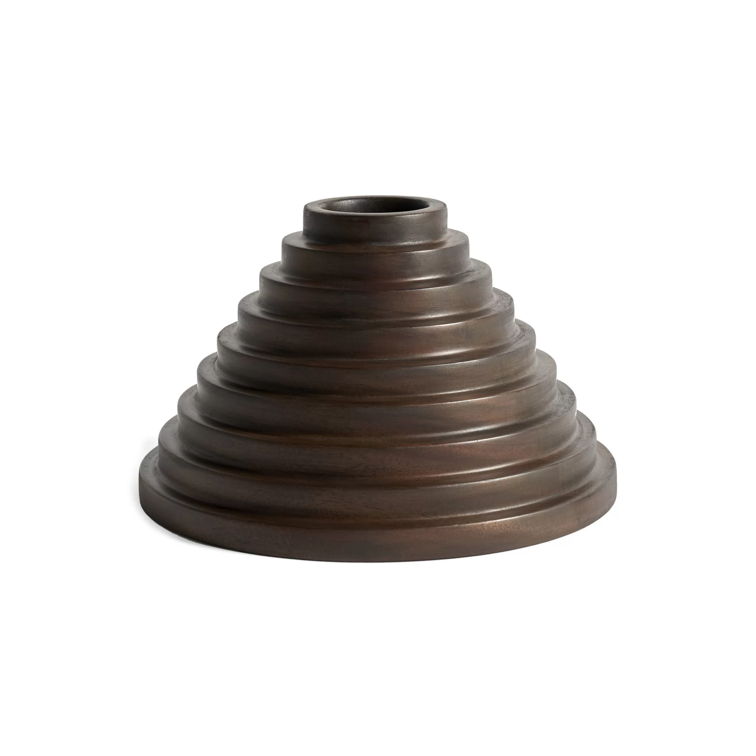 Accessoires Bureau>Ethnicraft Pot Cities - Babylon Bois Naturel / Sculpture En - Fait Main - Acajou