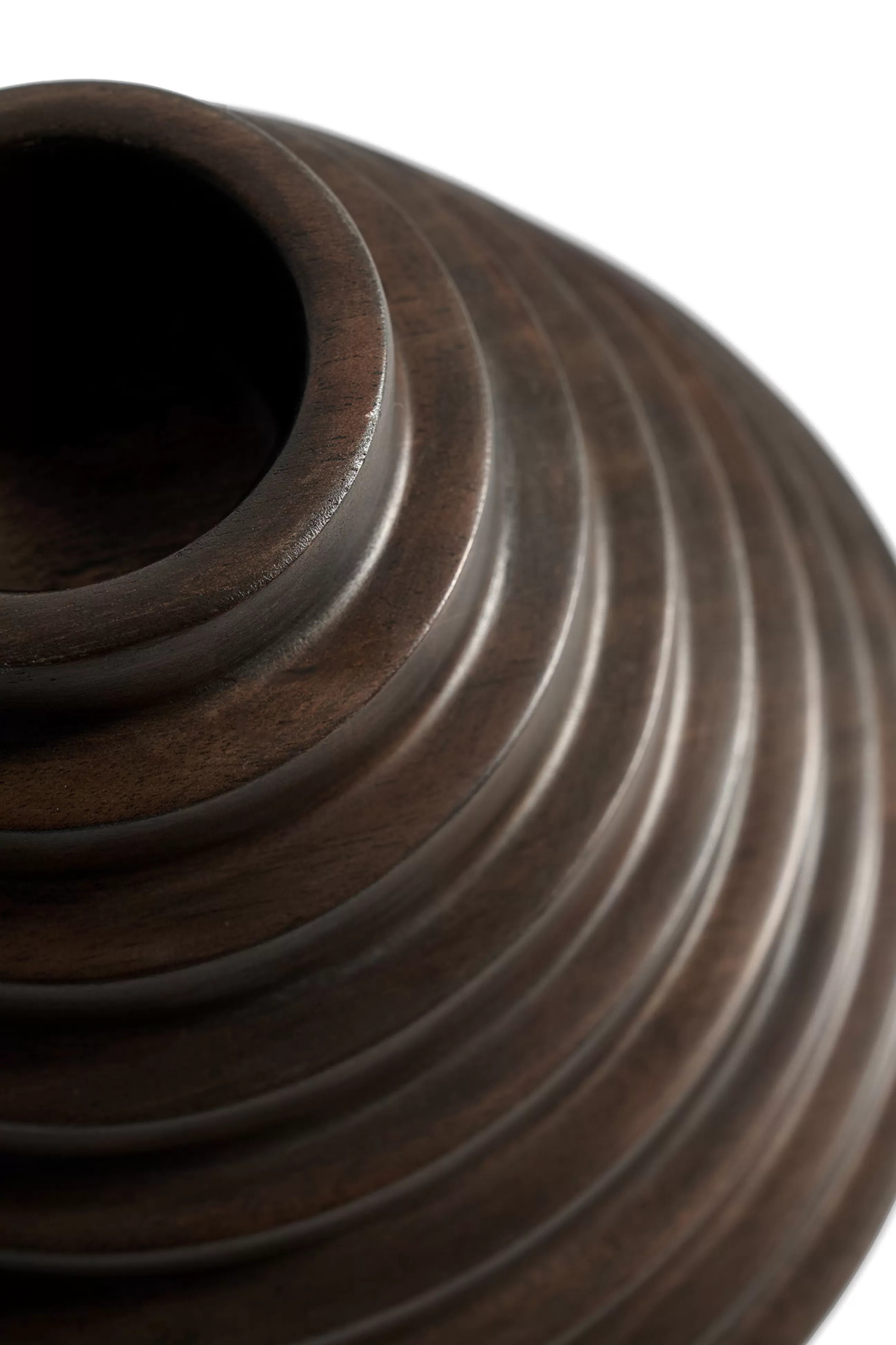 Accessoires Bureau>Ethnicraft Pot Cities - Babylon Bois Naturel / Sculpture En - Fait Main - Acajou