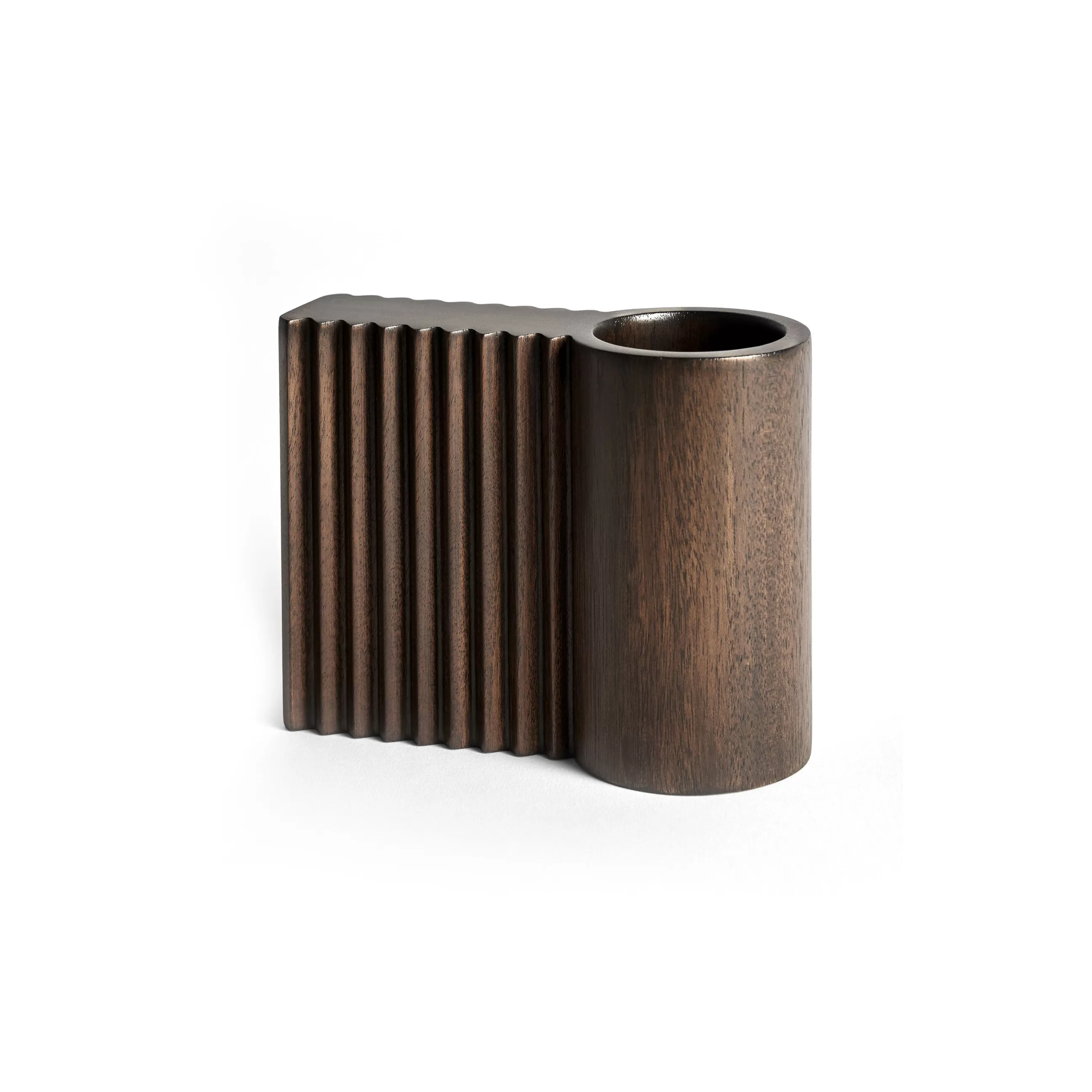 Accessoires Bureau>Ethnicraft Pot Cities - Kabul Bois Naturel / Sculpture En - Fait Main - Acajou