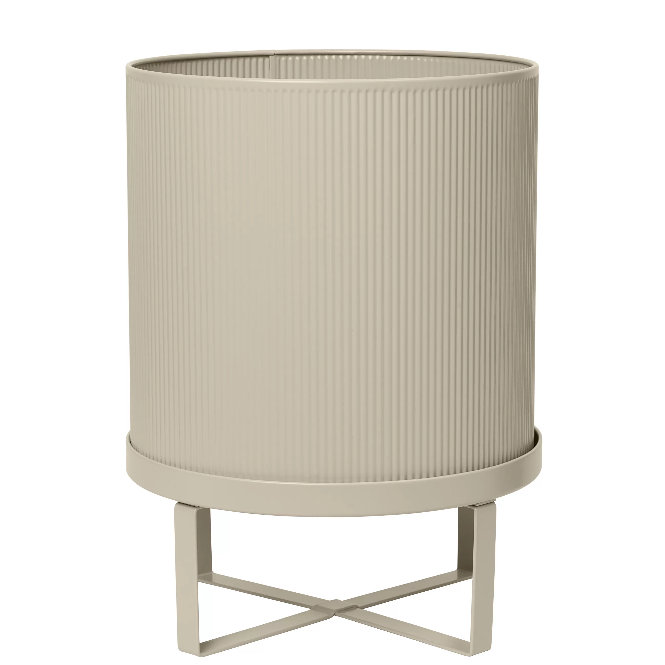 Pots Et Plantes>Ferm Living Pot De Fleurs Bau Large Metal Beige / O 28 Cm - Metal - Beige Cachemire