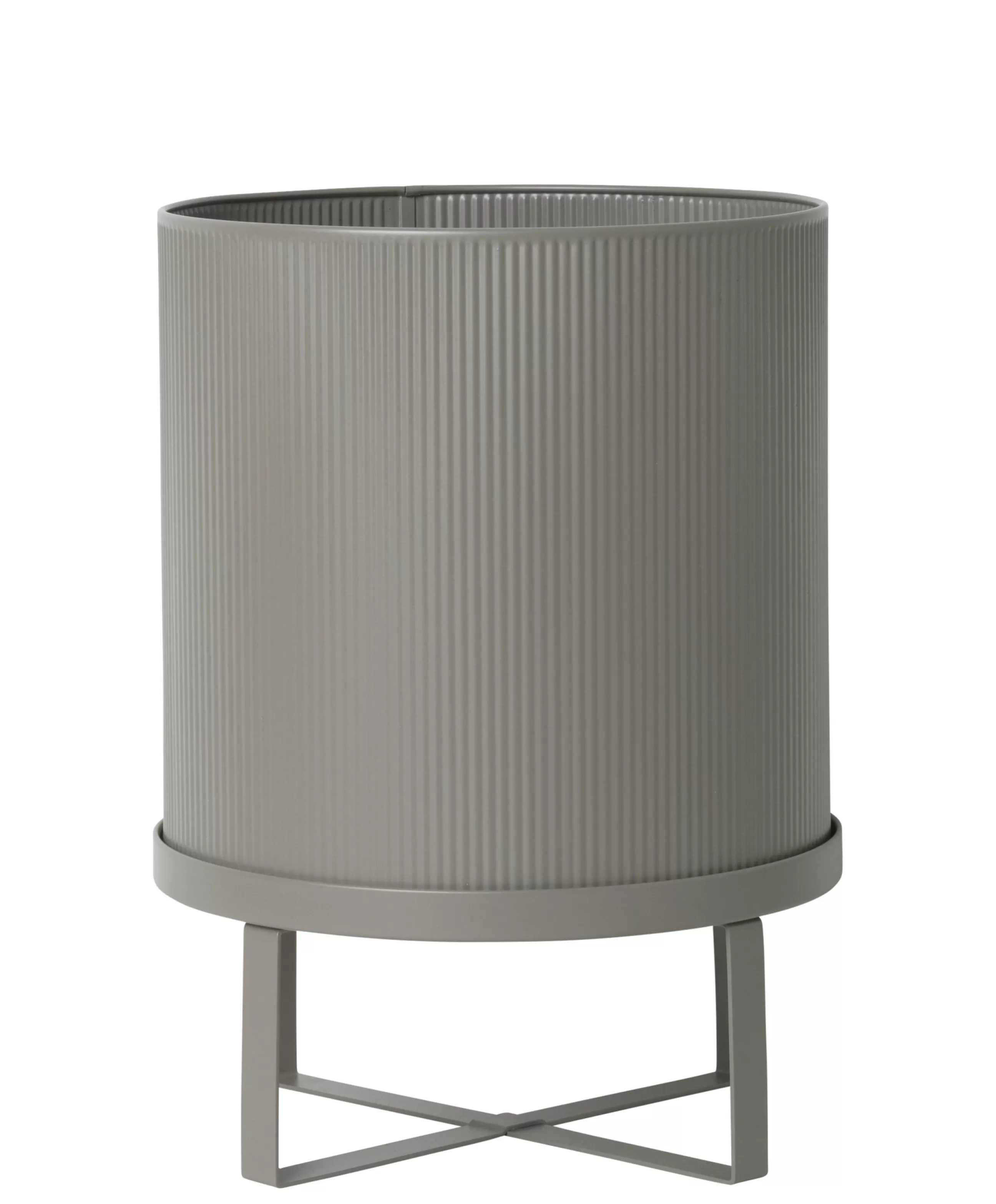 Pots Et Plantes>Ferm Living Pot De Fleurs Bau Large Metal Gris / O 28 Cm - Metal - Gris Chaud