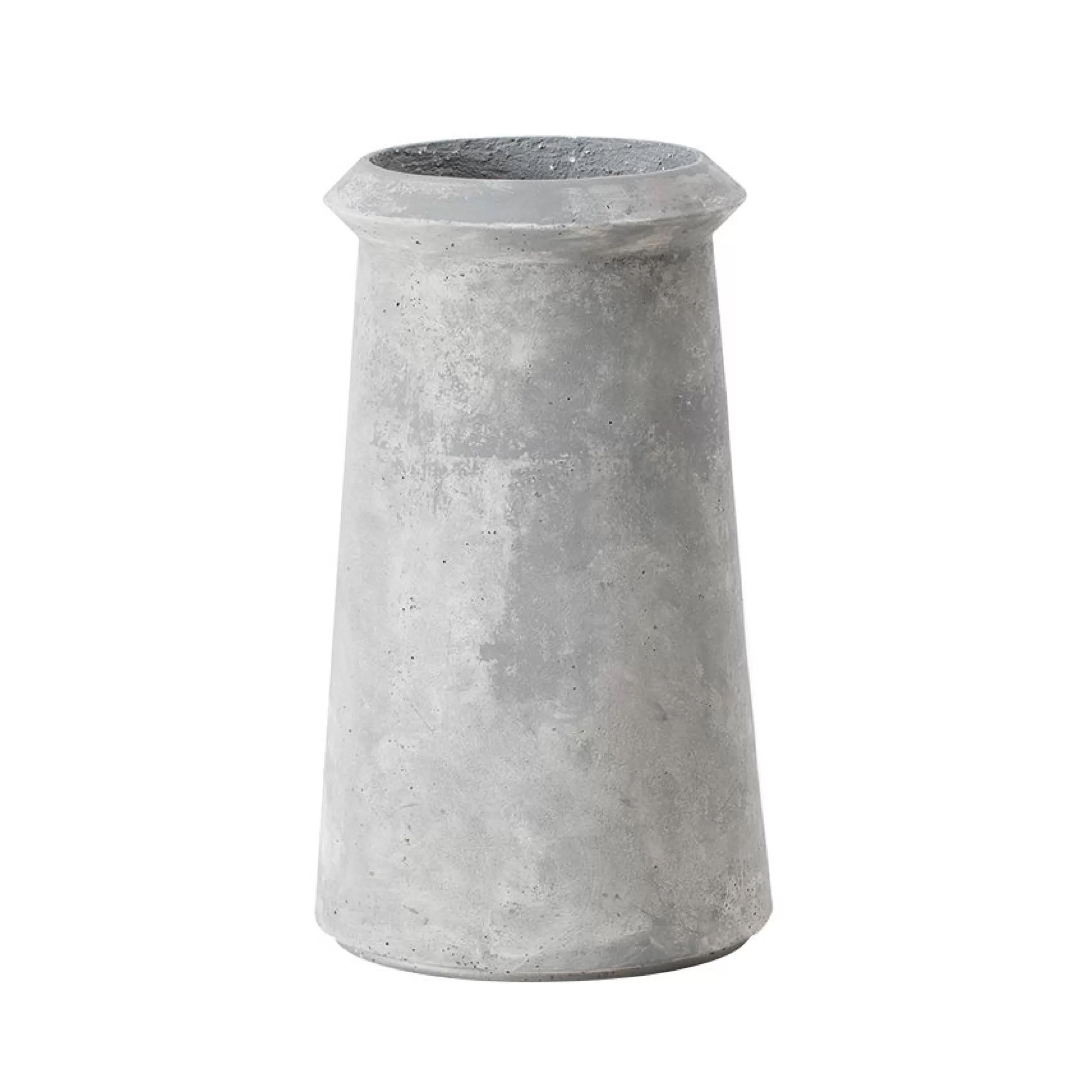 Pots Et Plantes>Ethimo Pot De Fleurs Bulbi Agapantus Pierre Gris / Beton / O 44 X H 74 Cm - Gris Carbone
