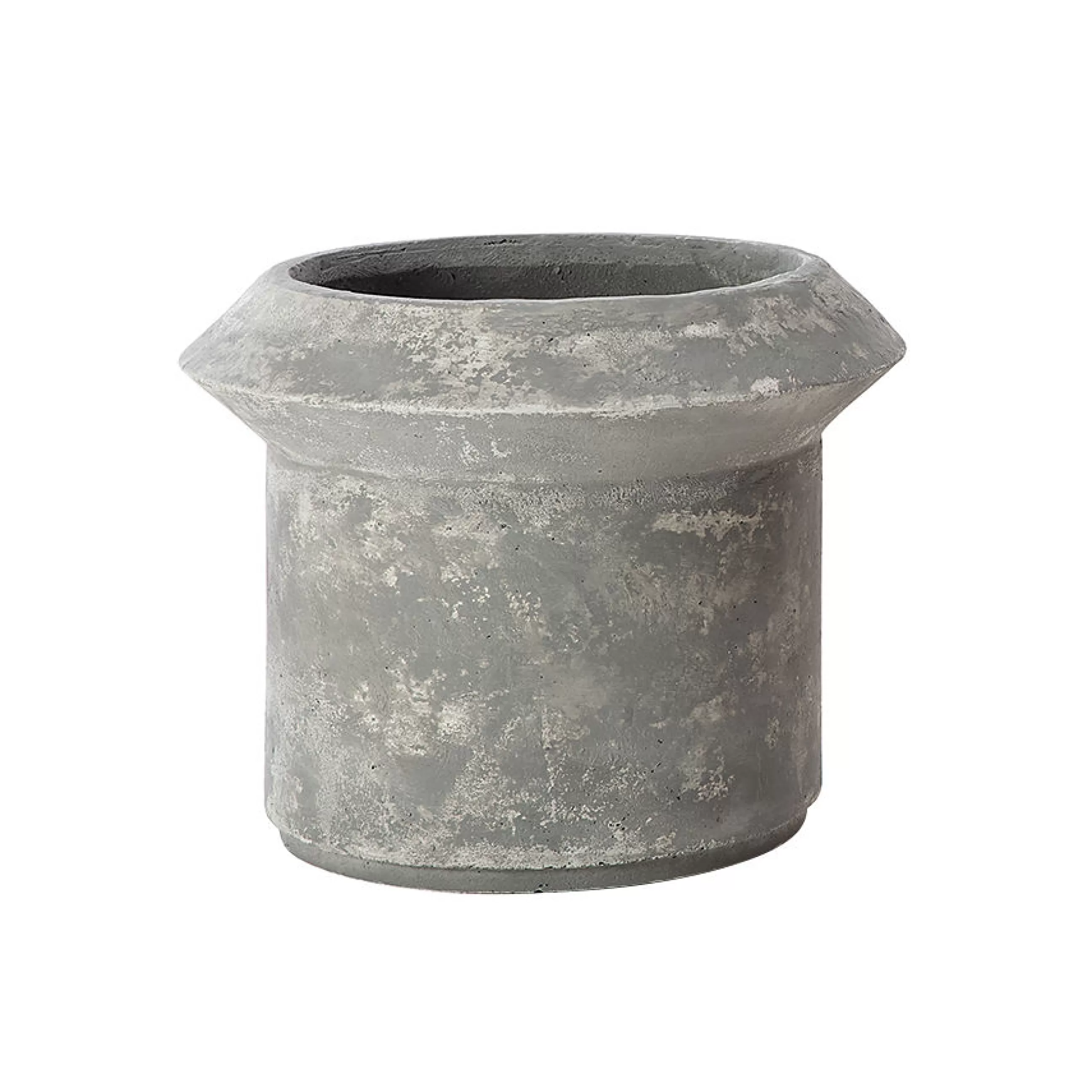 Pots Et Plantes>Ethimo Pot De Fleurs Bulbi Lilium Pierre Gris / Beton  / O 67 X H 52 Cm - Gris Carbone