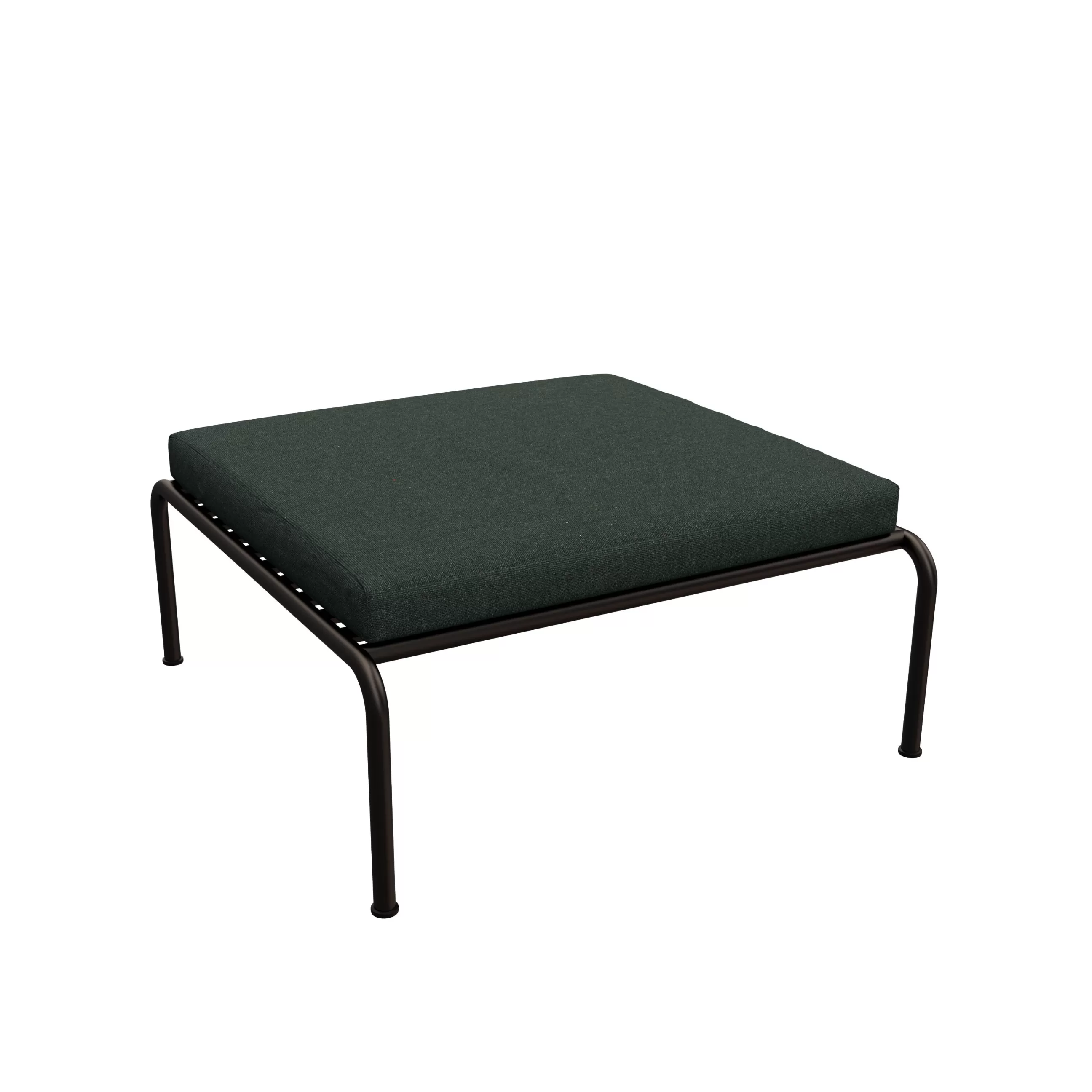 Poufs Coussins Tapis D'extérieur>Houe Pouf Avon Metal Tissu Vert - Vert Alpin