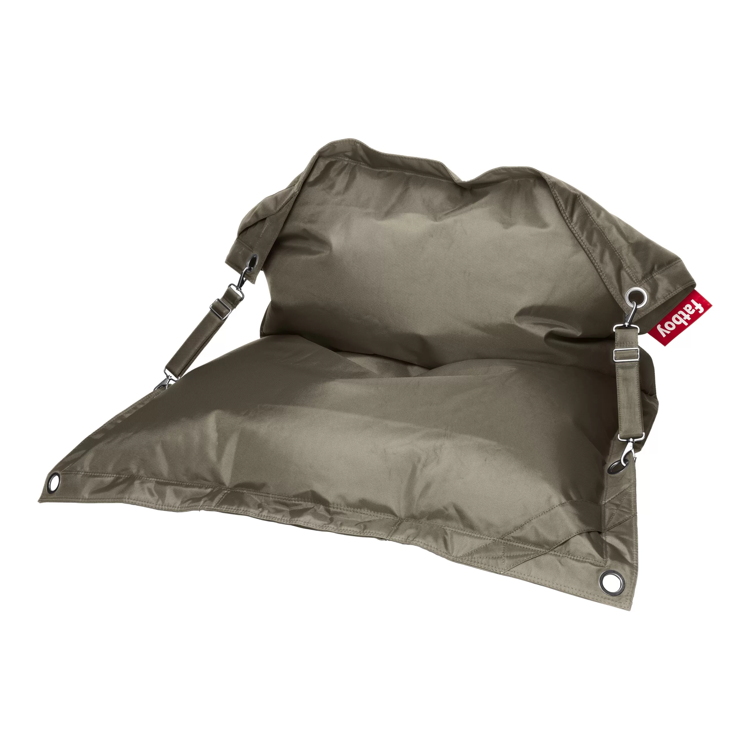 Poufs>Fatboy Pouf Buggle-Up Tissu Marron Beige / Sangles Ajustables - Tissu Acrylique - Taupe