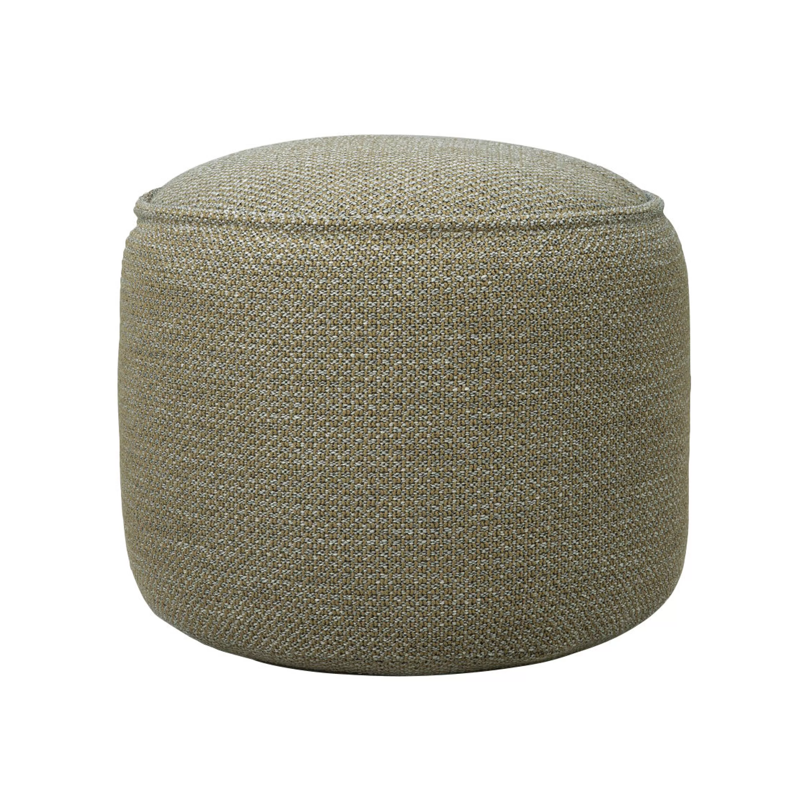 Poufs Coussins Tapis D'extérieur>Ethnicraft Pouf Donut Outdoor Tissu Marron Gris / O 50 Cm - Moka