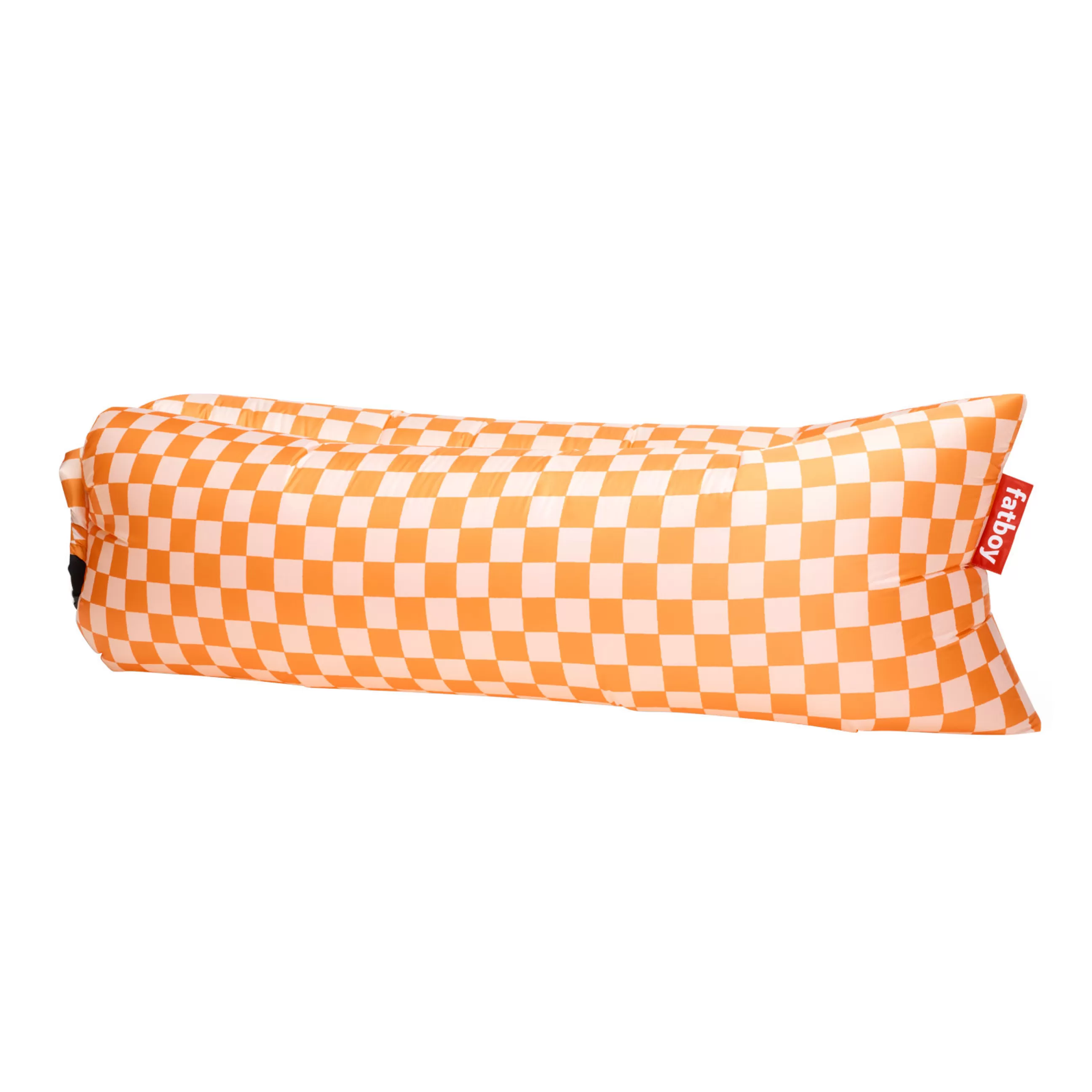 Bains De Soleil Chaises Longues Et Hamacs>Fatboy Pouf Gonflable Lamzac 3.0 Tissu Orange / L 200 Cm - Polyester - Blanc - Orange