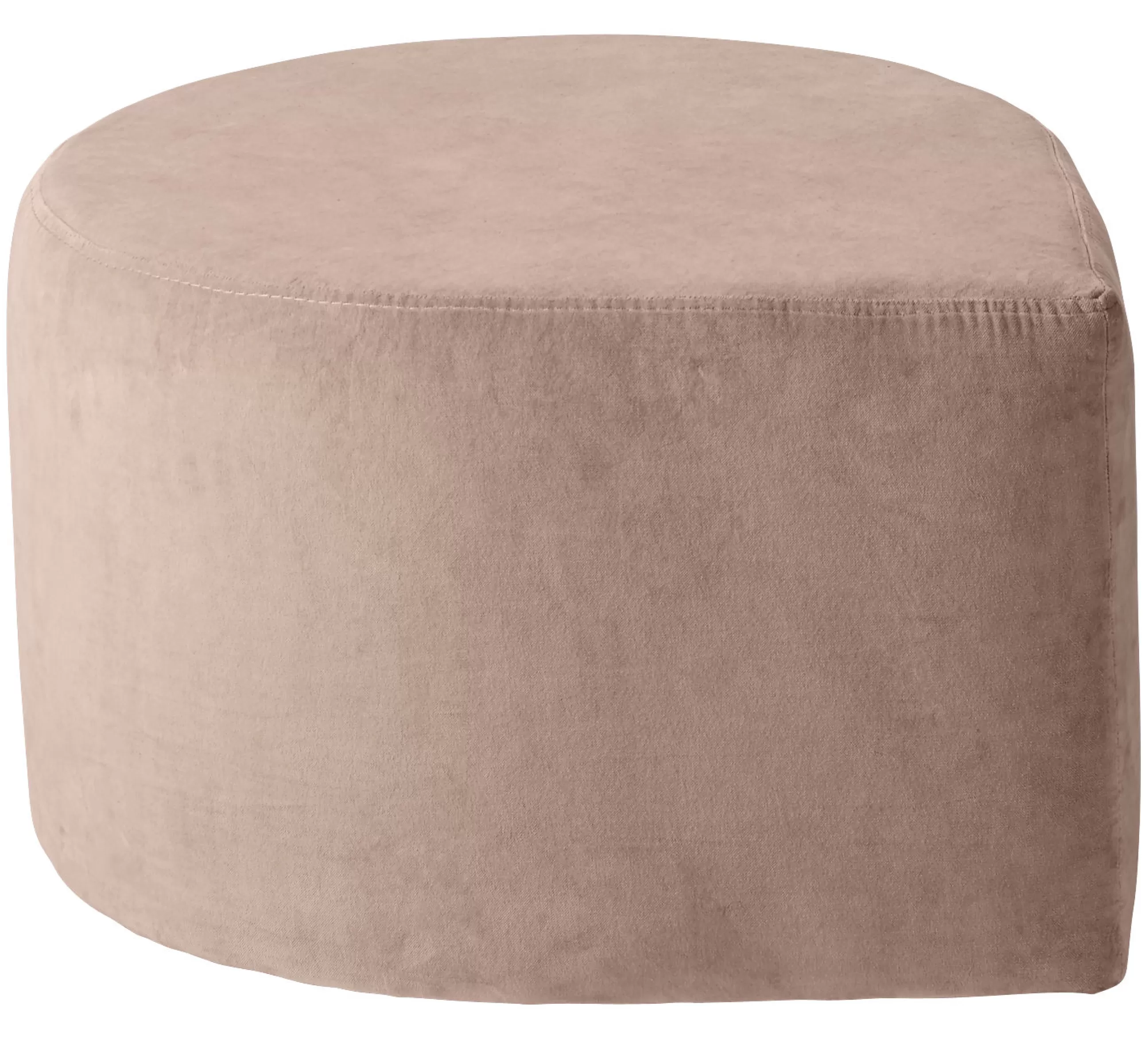 Poufs>AYTM Pouf Stilla Tissu Rose / Velours - Rose Poudre