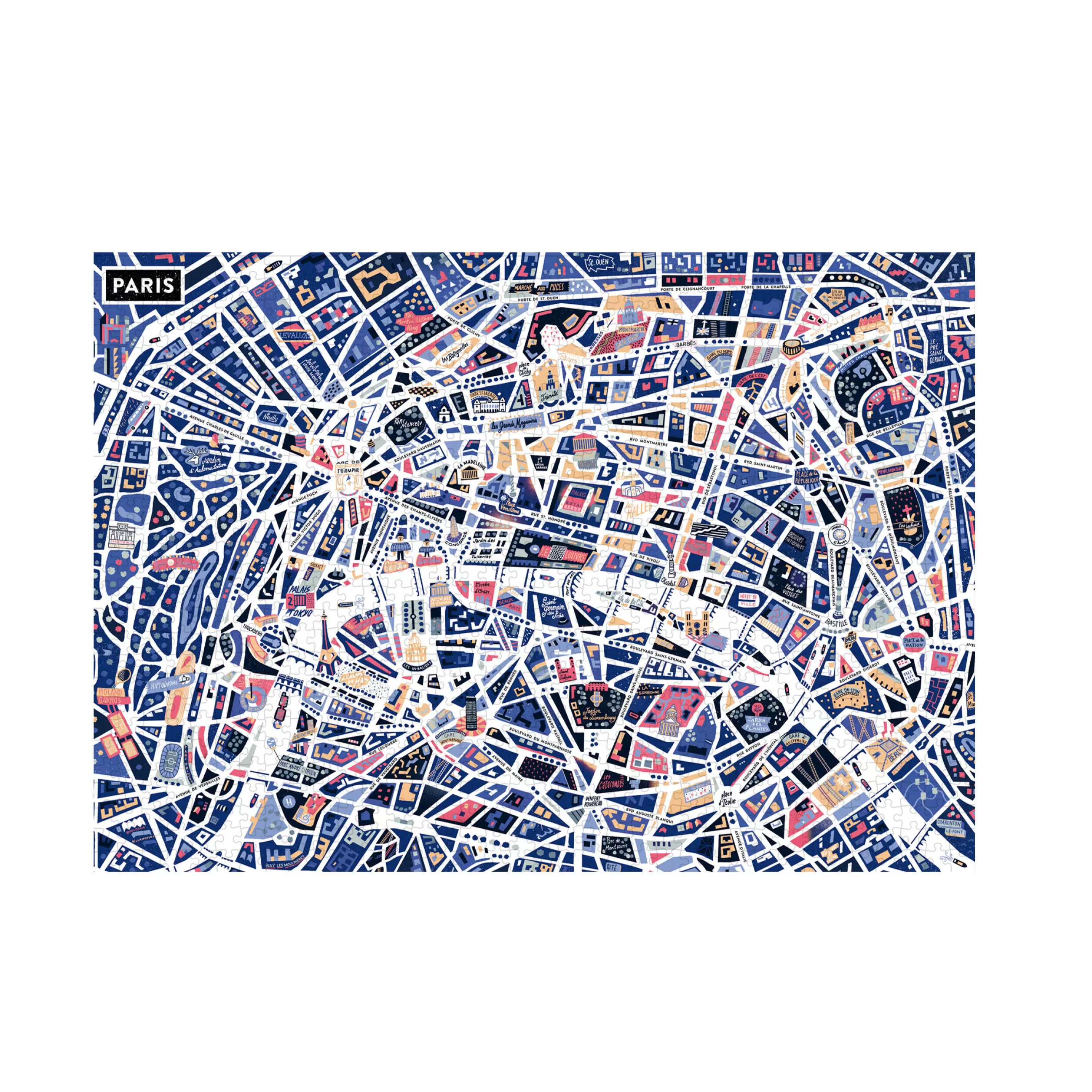 Jeux Et Loisirs>Image Republic Puzzle Antoine Corbineau - Papier / 68 X 49 Cm - 1000 Pieces - Multicolore