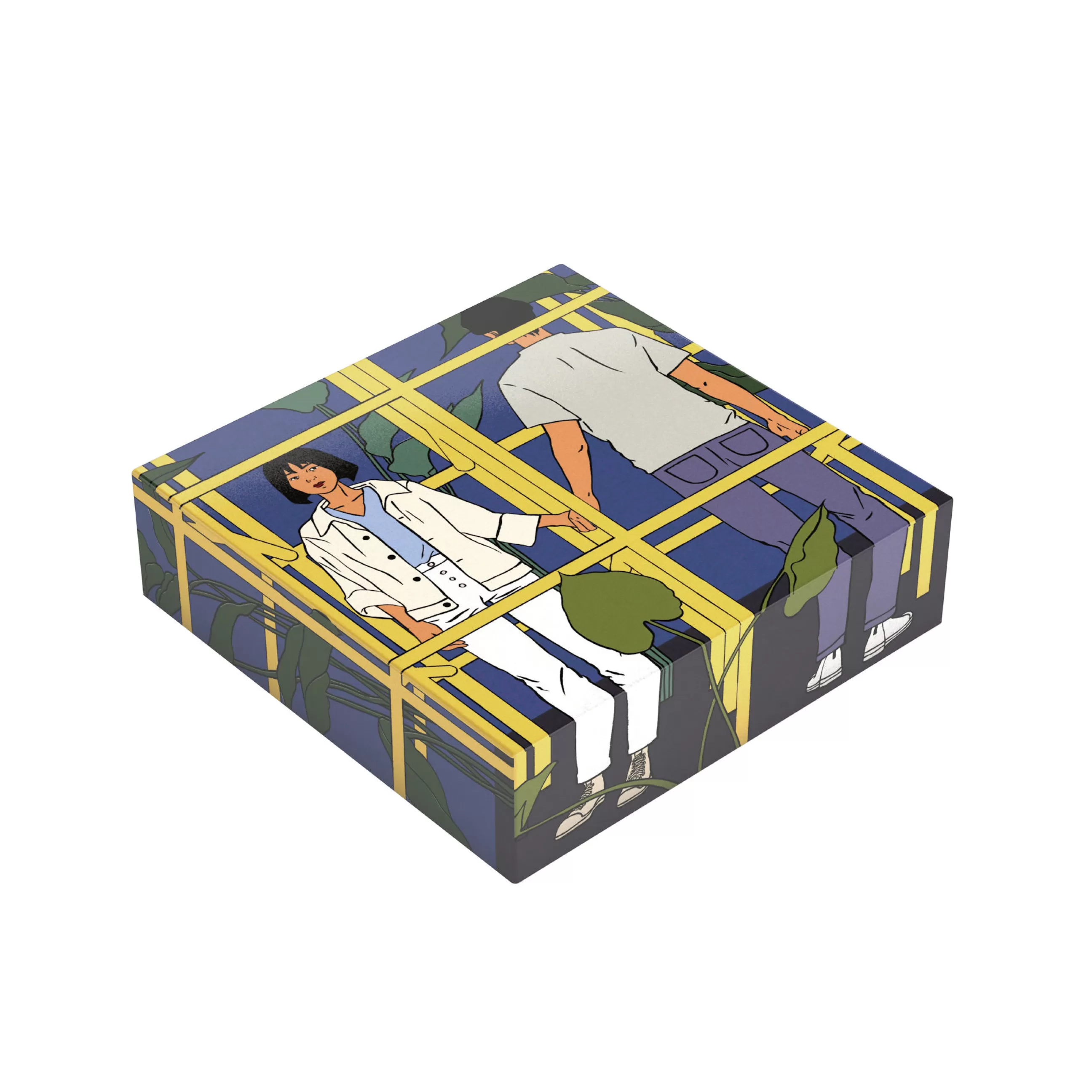 Jeux Et Loisirs>SULO Puzzle Elephant'S Ears Par Manshen Lo Papier Bleu / 1000 Pieces - 49X68 Cm / Edition Limitee - Bleu - Jaune
